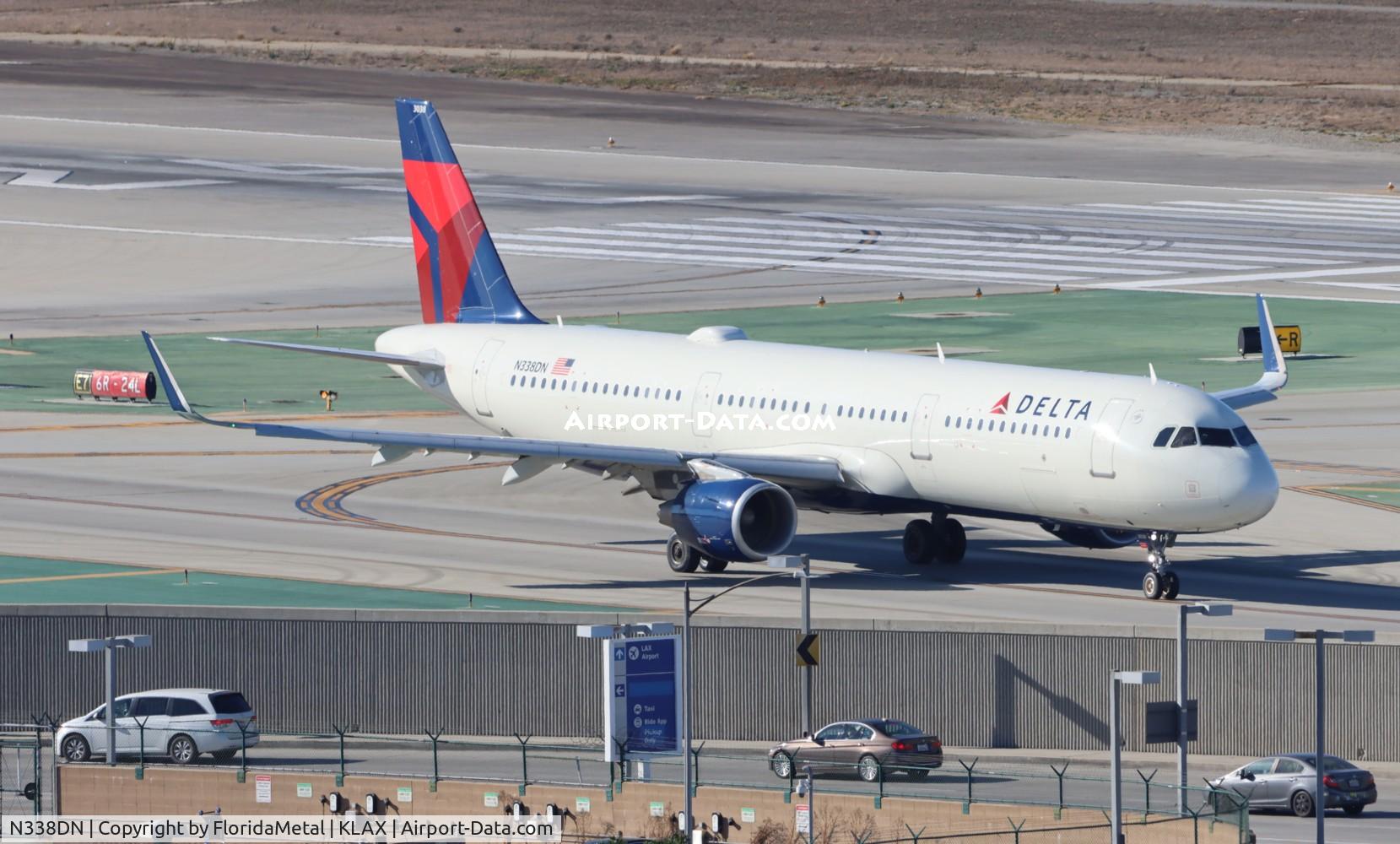N338DN, 2018 Airbus A321-211 C/N 8078, DAL A321 zx lax-dtw