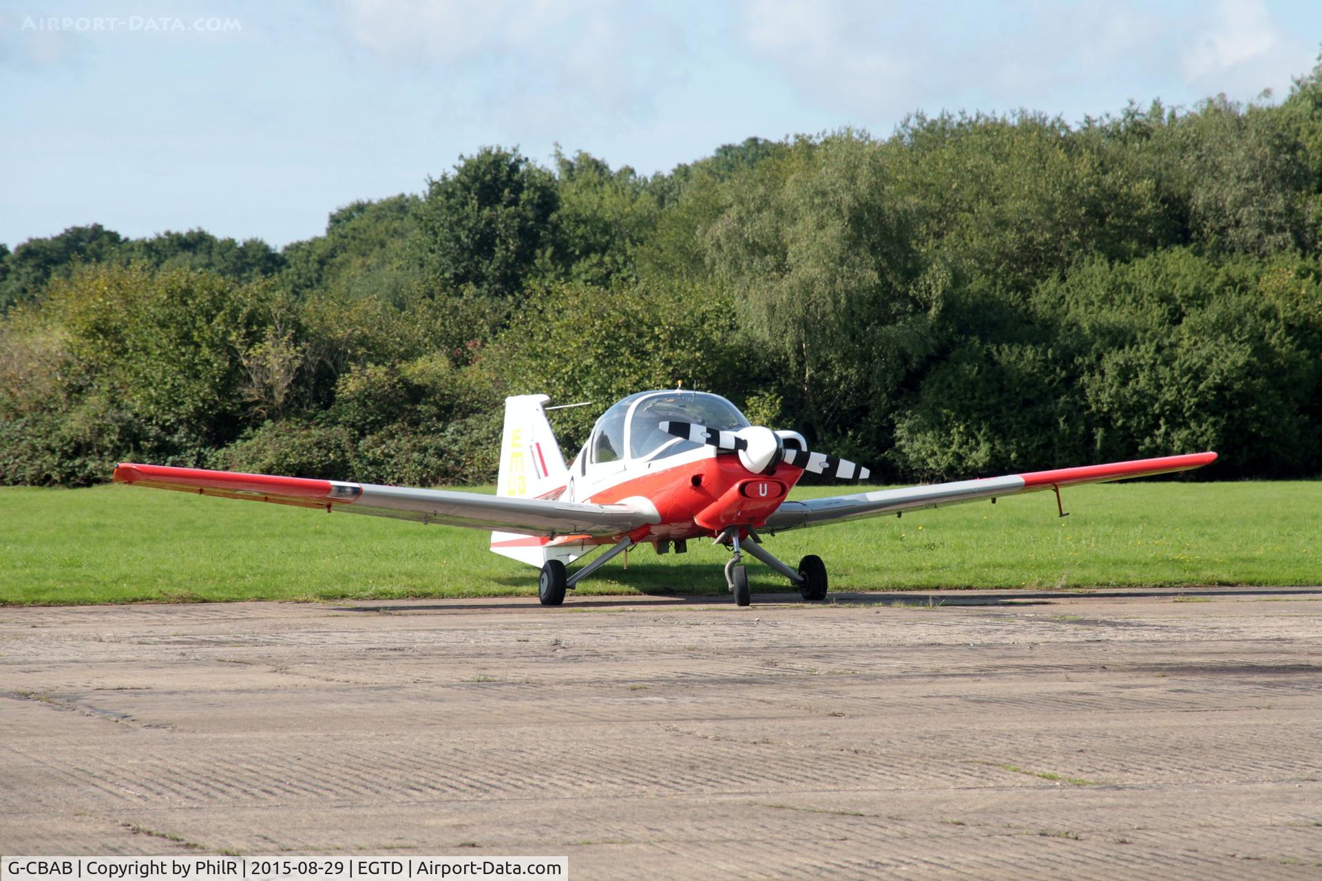 G-CBAB, 1973 Scottish Aviation Bulldog T.1 C/N BH.120/235, XX543 (G-CBAB) 1973 SA Bulldog T1 Wings & Wheels Dunsfold