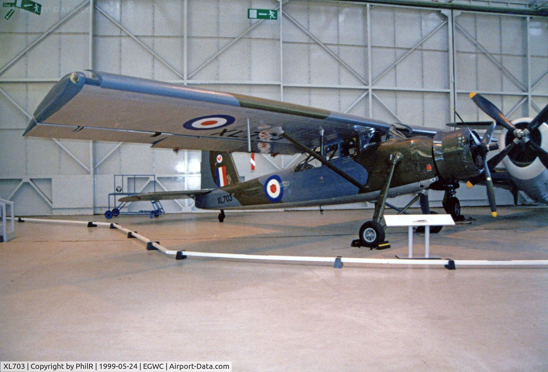 XL703, Scottish Aviation Pioneer CC.1 C/N 143, XL703 1956 SA Pioneer CC1 RAF Cosford
