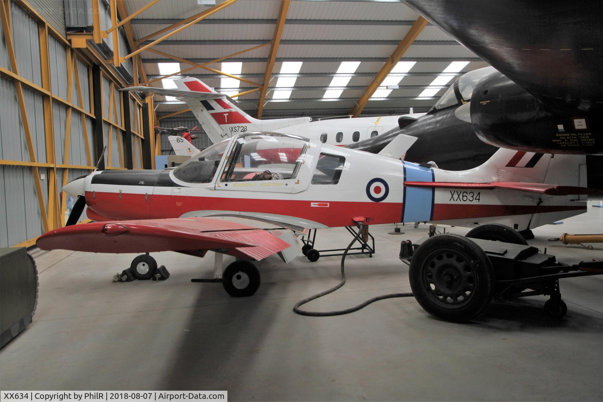 XX634, 1974 Scottish Aviation Bulldog T.1 C/N BH.120/304, XX634 1974 SA Bulldog T1 Newark Air Museum