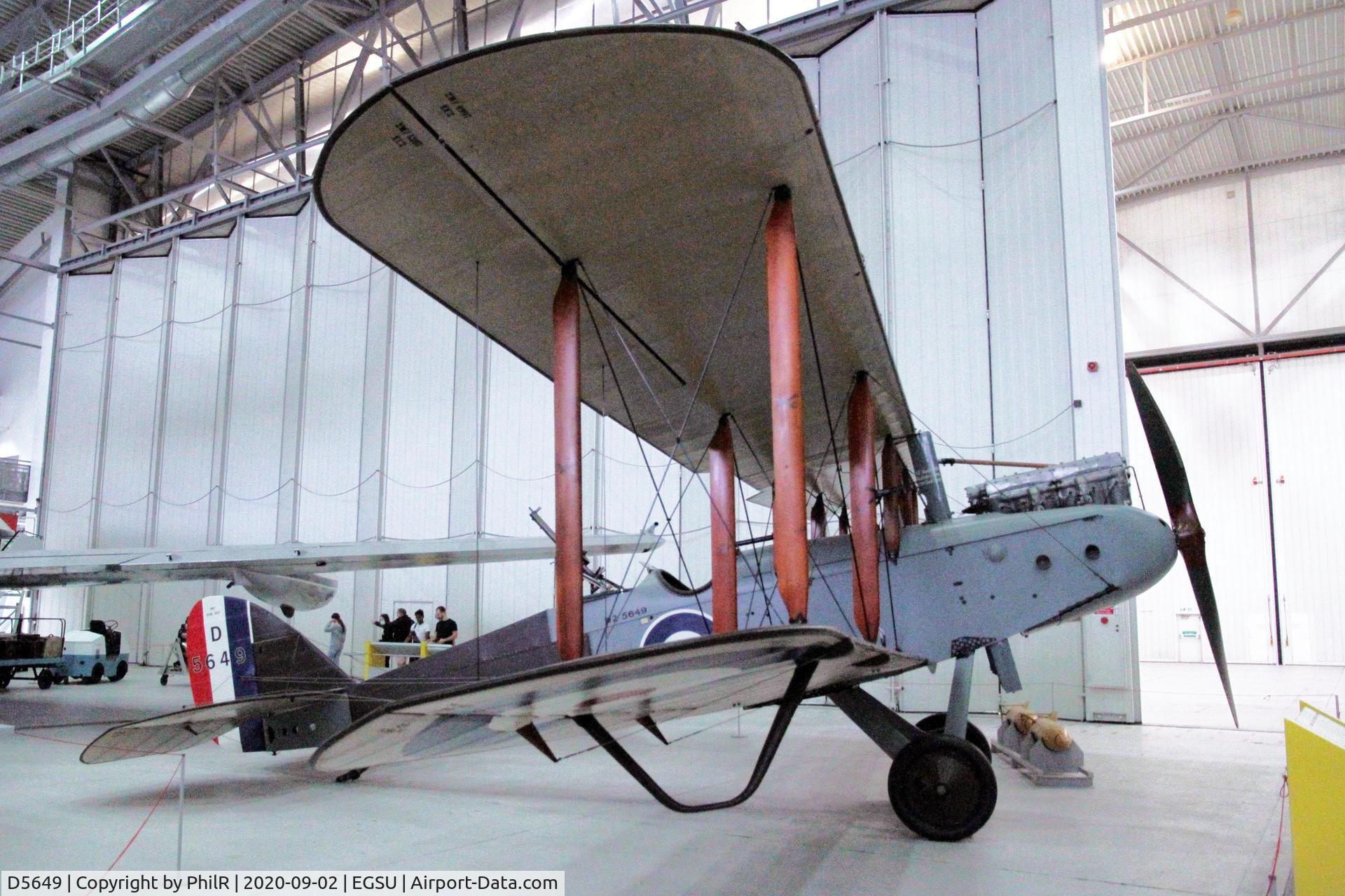 D5649, De Havilland DH-9 C/N Not found D5649, D5649 1917 Airco DH9 Duxford