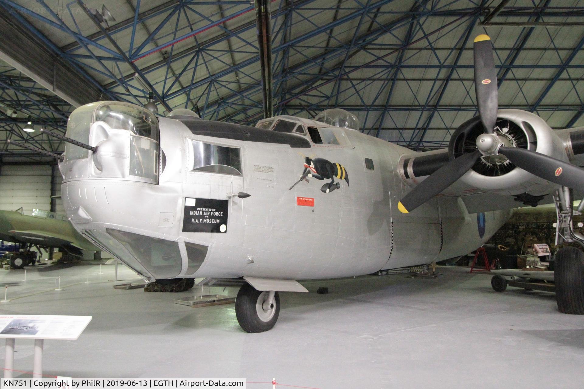 KN751, Consolidated B-24 Liberator C/N 6707L, KN751 (HE807) 1944 Consolidated B-24L Liberator RAF Museum Hendon