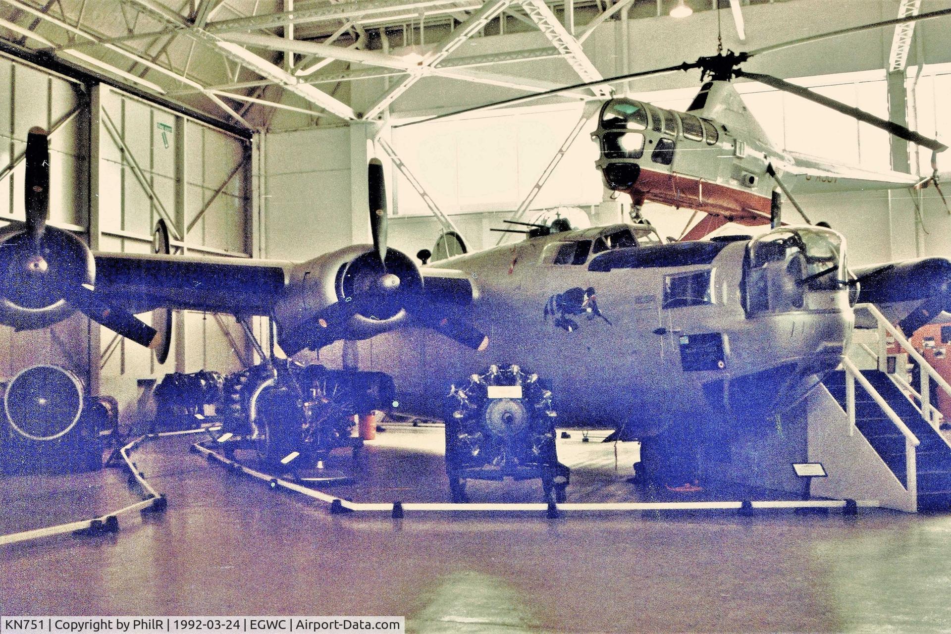 KN751, Consolidated B-24 Liberator C/N 6707L, KN751 1944 Consolidated B-24 Liberator L RAF Cosford 03.92