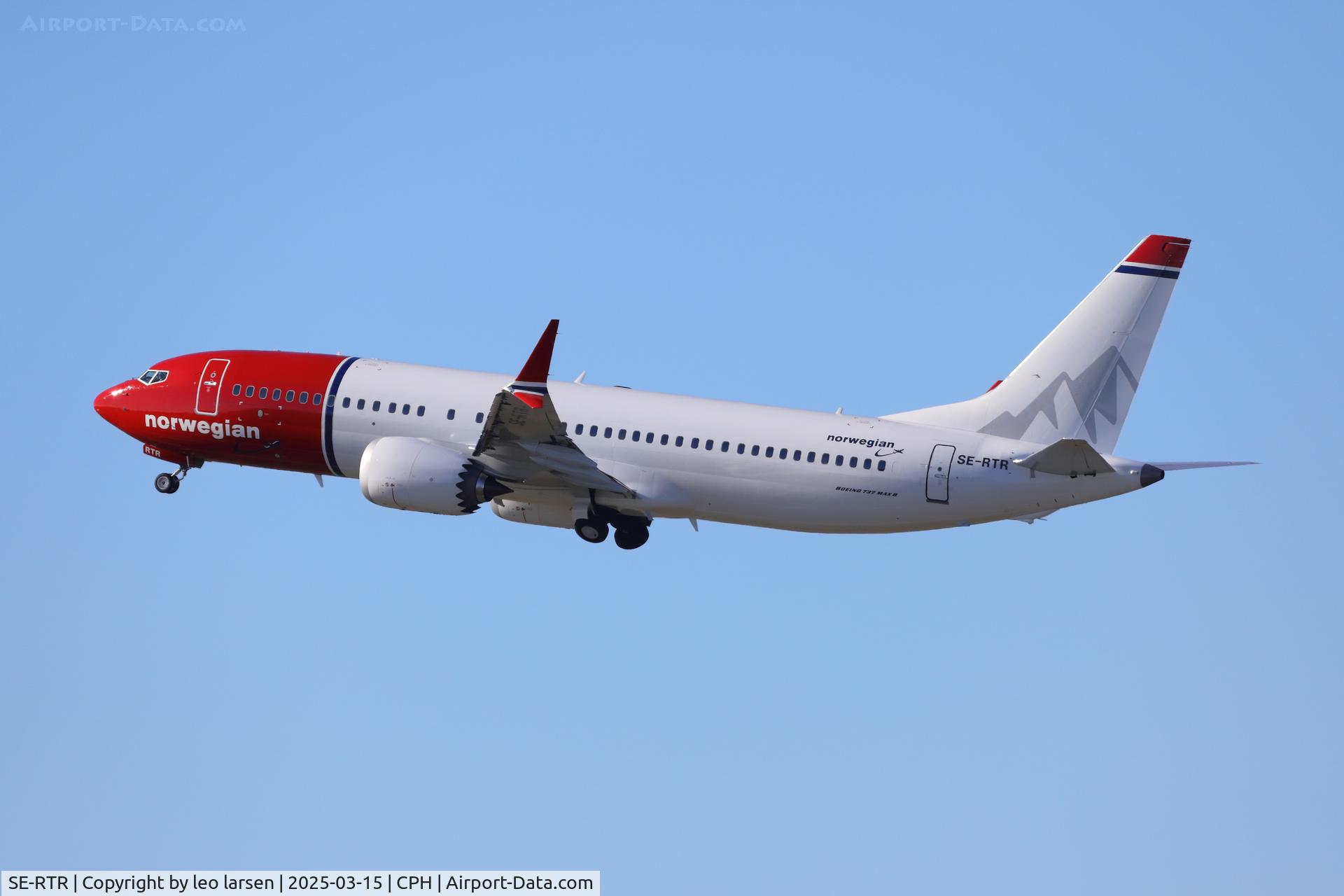 SE-RTR, 2024 Boeing 737 MAX 8 C/N 66300, Copenhagen 15.3.2025