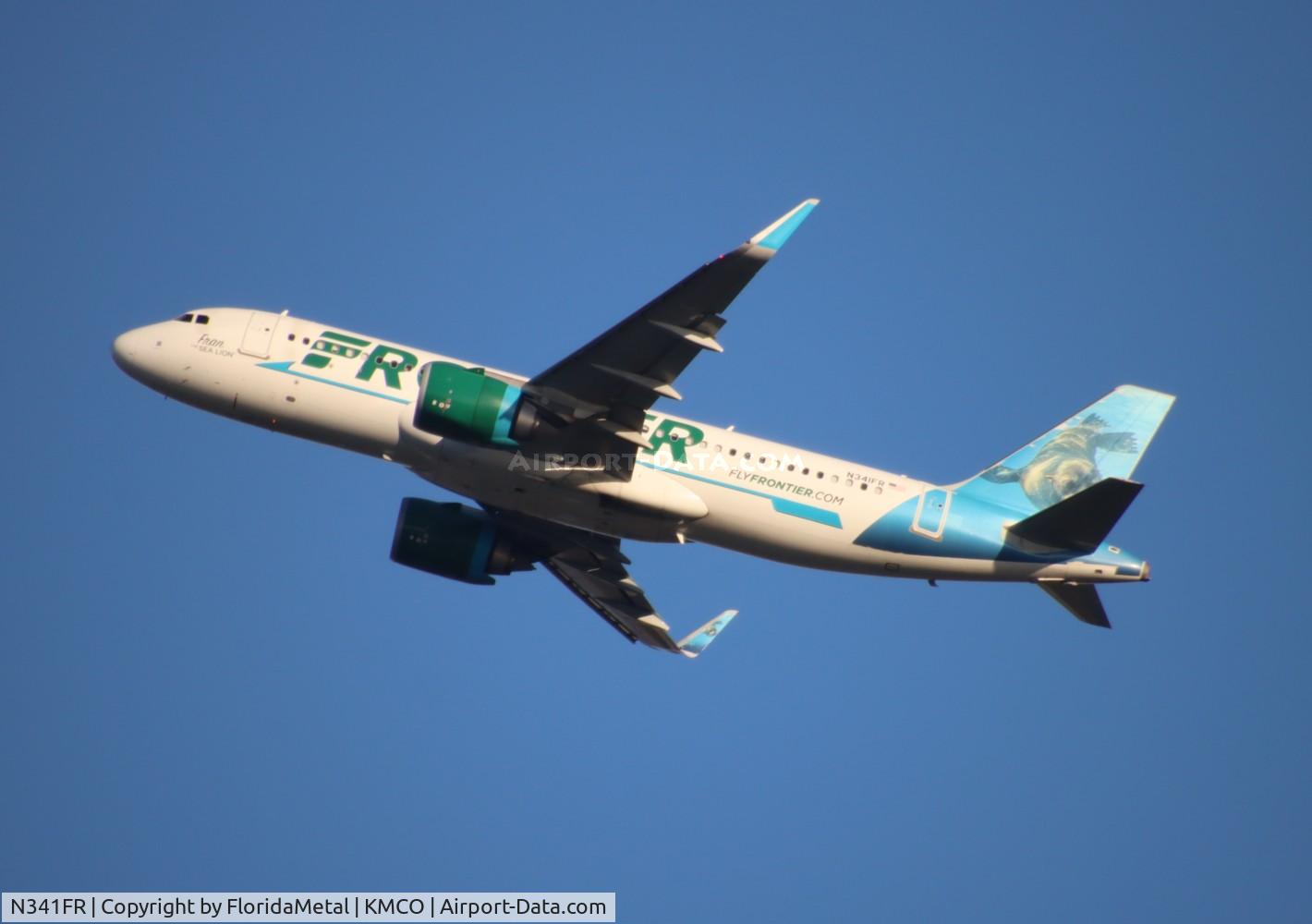 N341FR, 2018 Airbus A320-251NEO C/N 8516, FFT A32N Fran zx mco-mdw