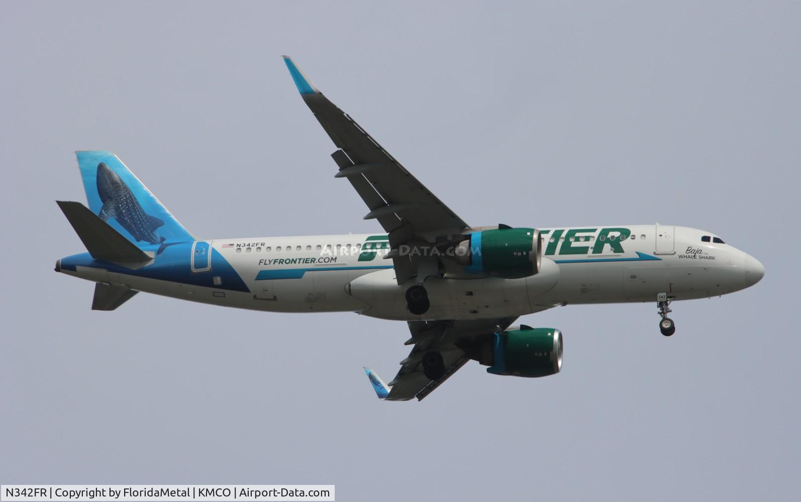 N342FR, 2018 Airbus A320-251N C/N 8537, FFT A32N Baja zx