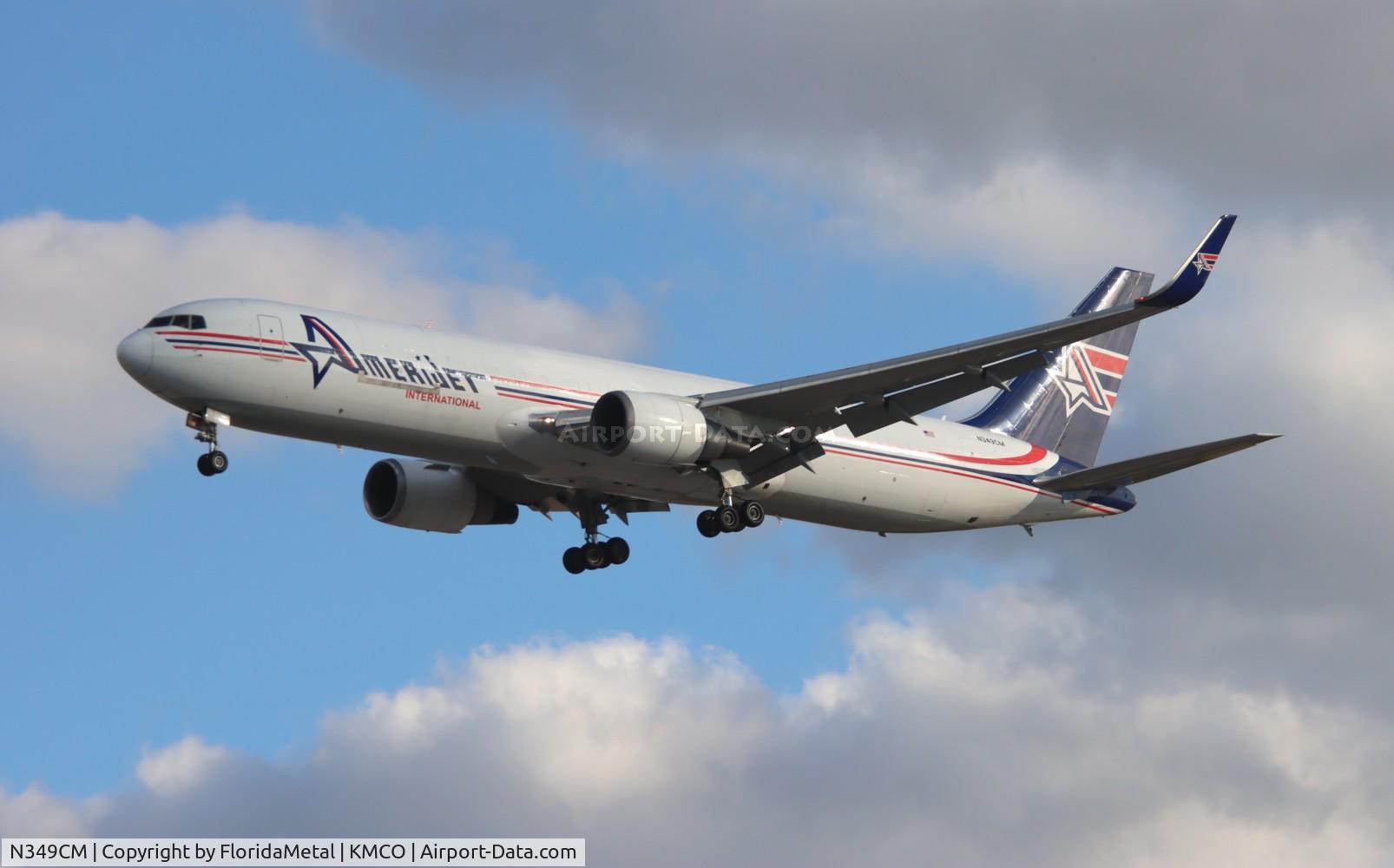 N349CM, 1993 Boeing 767-323/ER(BDSF) C/N 25450, AJT 767-300F zx ewr-mco