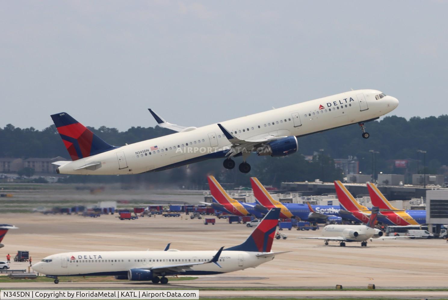 N345DN, 2018 Airbus A321-211 C/N 8191, DAL A321 zx atl-den