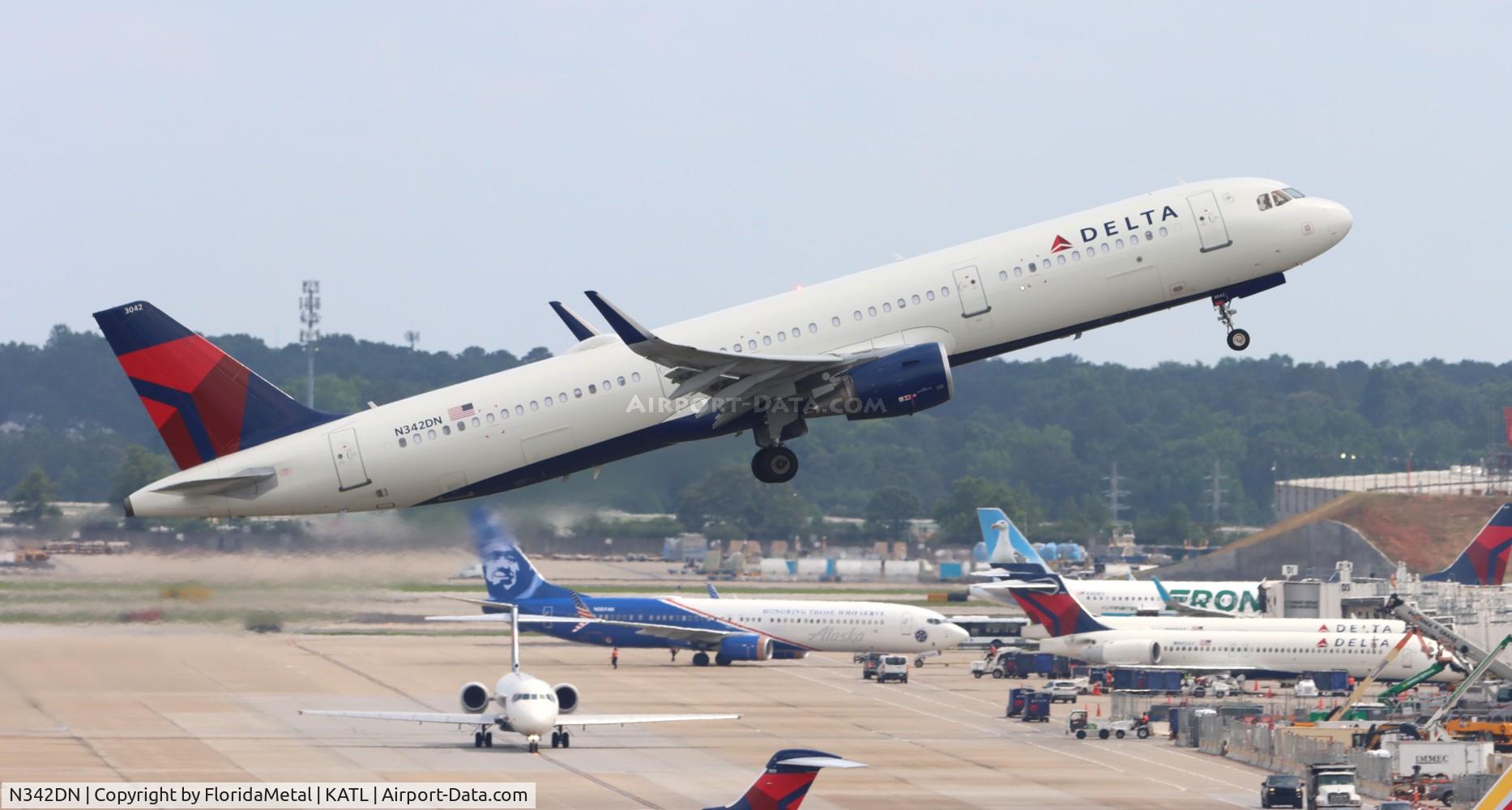 N342DN, 2018 Airbus A321-211 C/N 8159, DAL A321 zx atl-lax