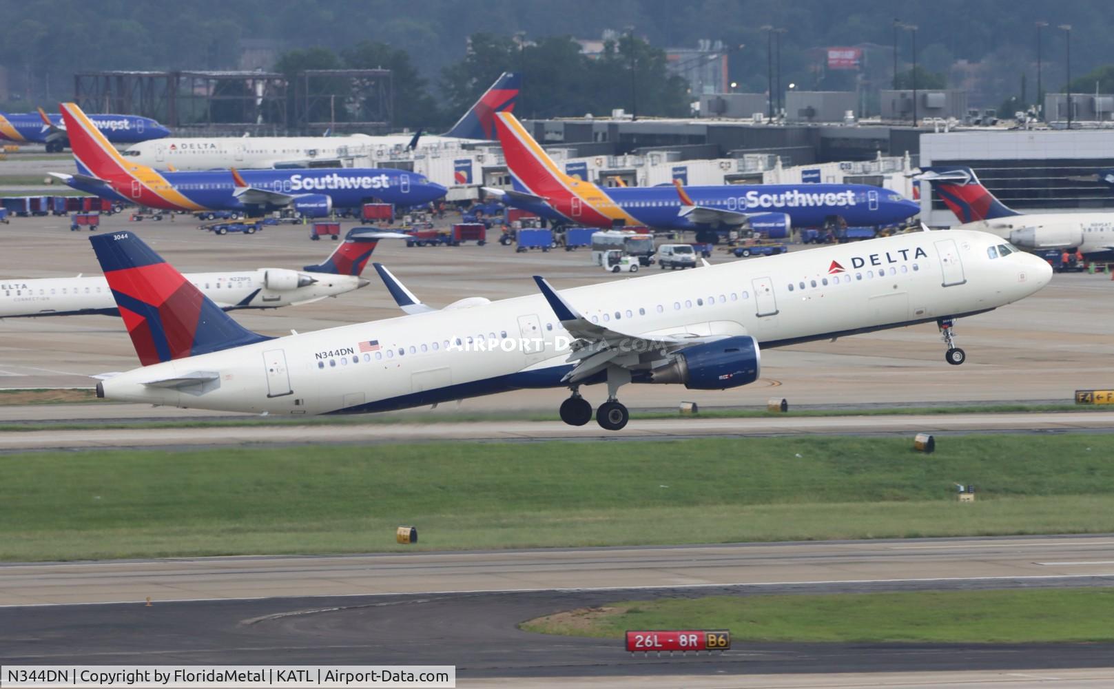 N344DN, 2018 Airbus A321-211 C/N 8171, DAL A321 zx atl-grr