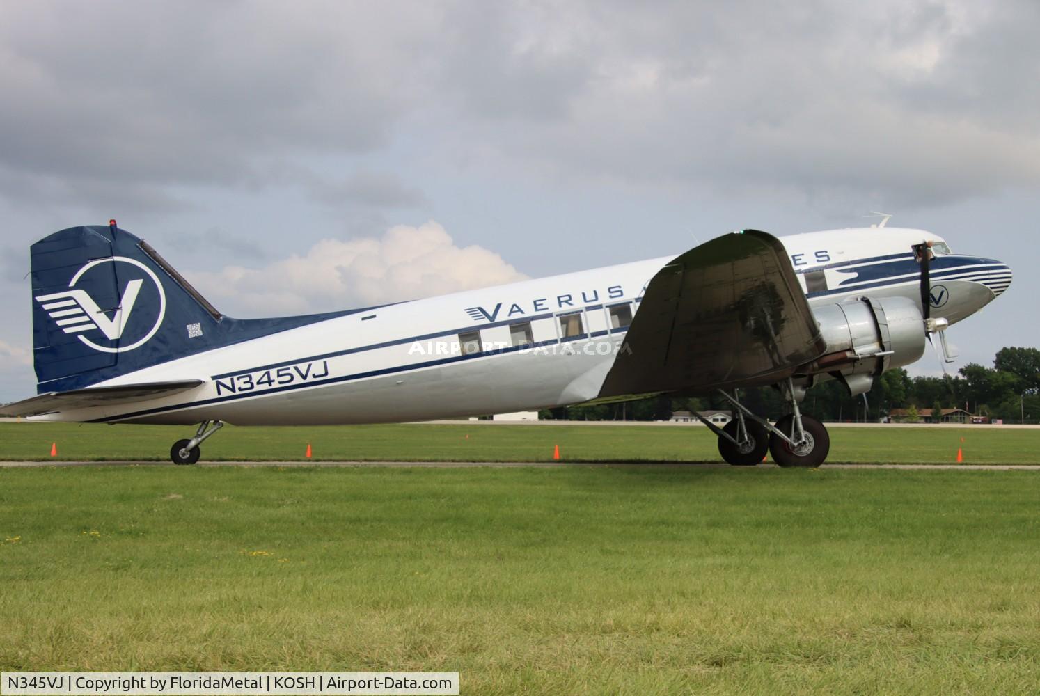 N345VJ, 1945 Douglas DC3C C/N 34378, DC-3 zx 