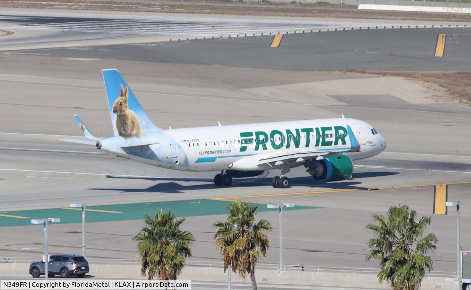 N349FR, 2019 Airbus A320-251N C/N 8766, FFT A32N Hops zx lax-sfo