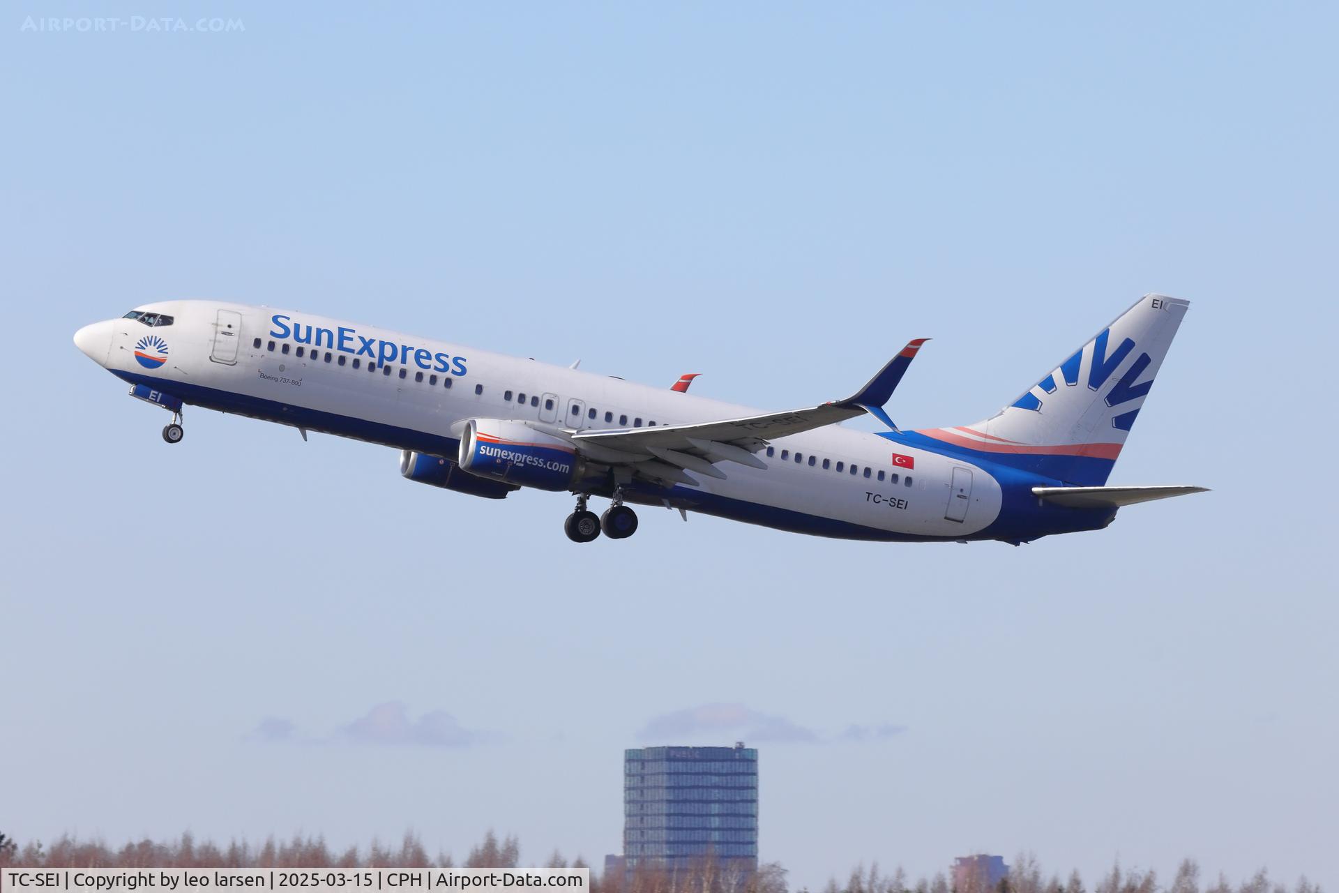 TC-SEI, 2015 Boeing 737-8HC C/N 61170, Copenhagen 15.3.2025