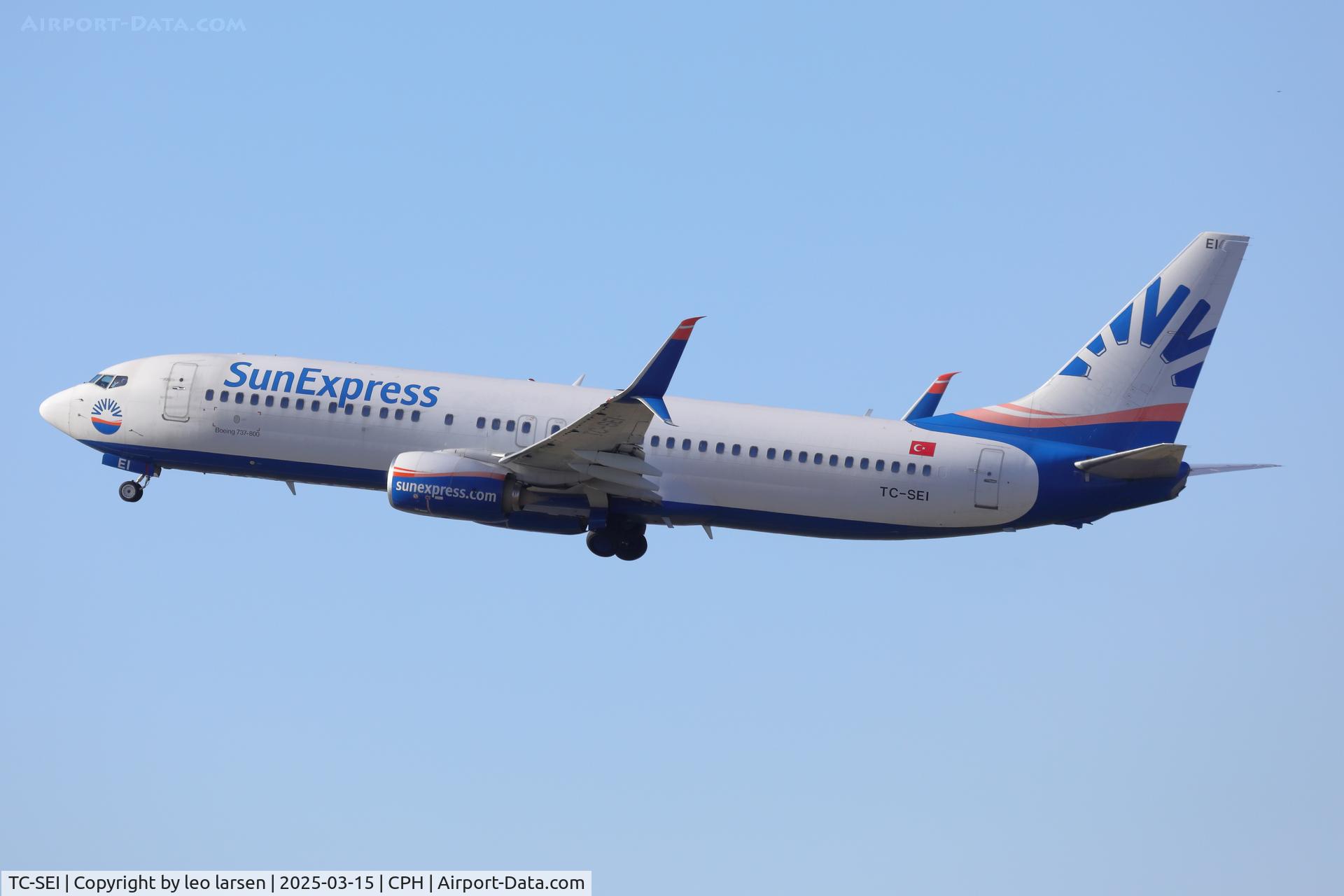 TC-SEI, 2015 Boeing 737-8HC C/N 61170, Copenhagen 15.3.2025