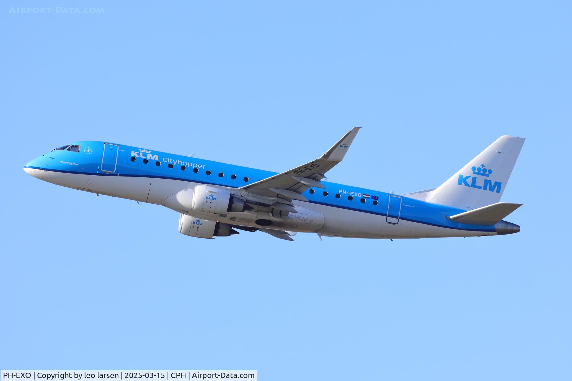 PH-EXO, 2017 Embraer 175STD (ERJ-170-200STD) C/N 17000668, Copenhagen 15.3.2025