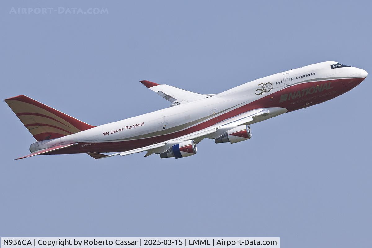 N936CA, 1991 Boeing 747-446(F) C/N 25308, Runway 13