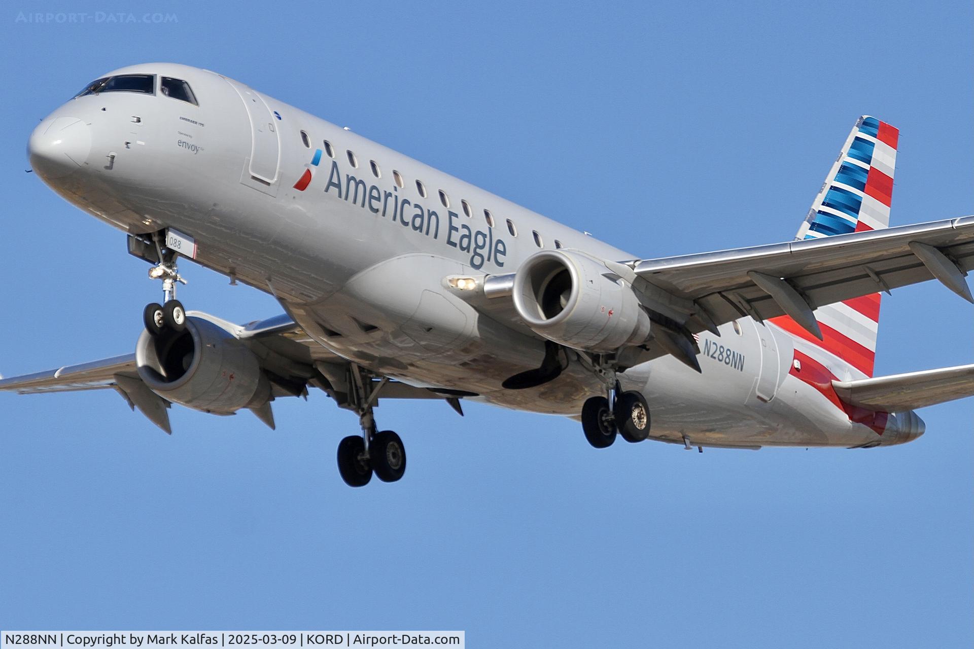 N288NN, 2019 Embraer ERJ 170-200 LR C/N 17000829, E170 ENVOY / AMERICAN EAGLE EMBRAER ERJ 170-100 SE N288NN ENY4152 MSY-ORD