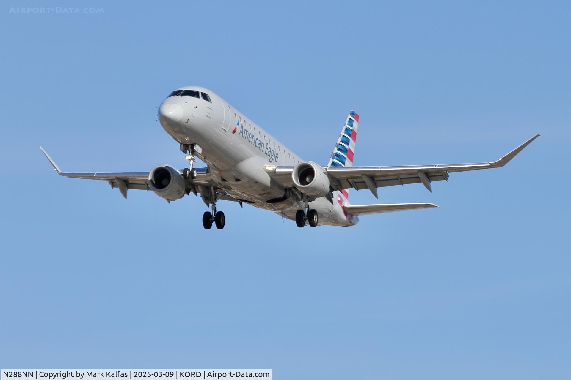 N288NN, 2019 Embraer ERJ 170-200 LR C/N 17000829, E170 ENVOY / AMERICAN EAGLE EMBRAER ERJ 170-100 SE N288NN ENY4152 MSY-ORD