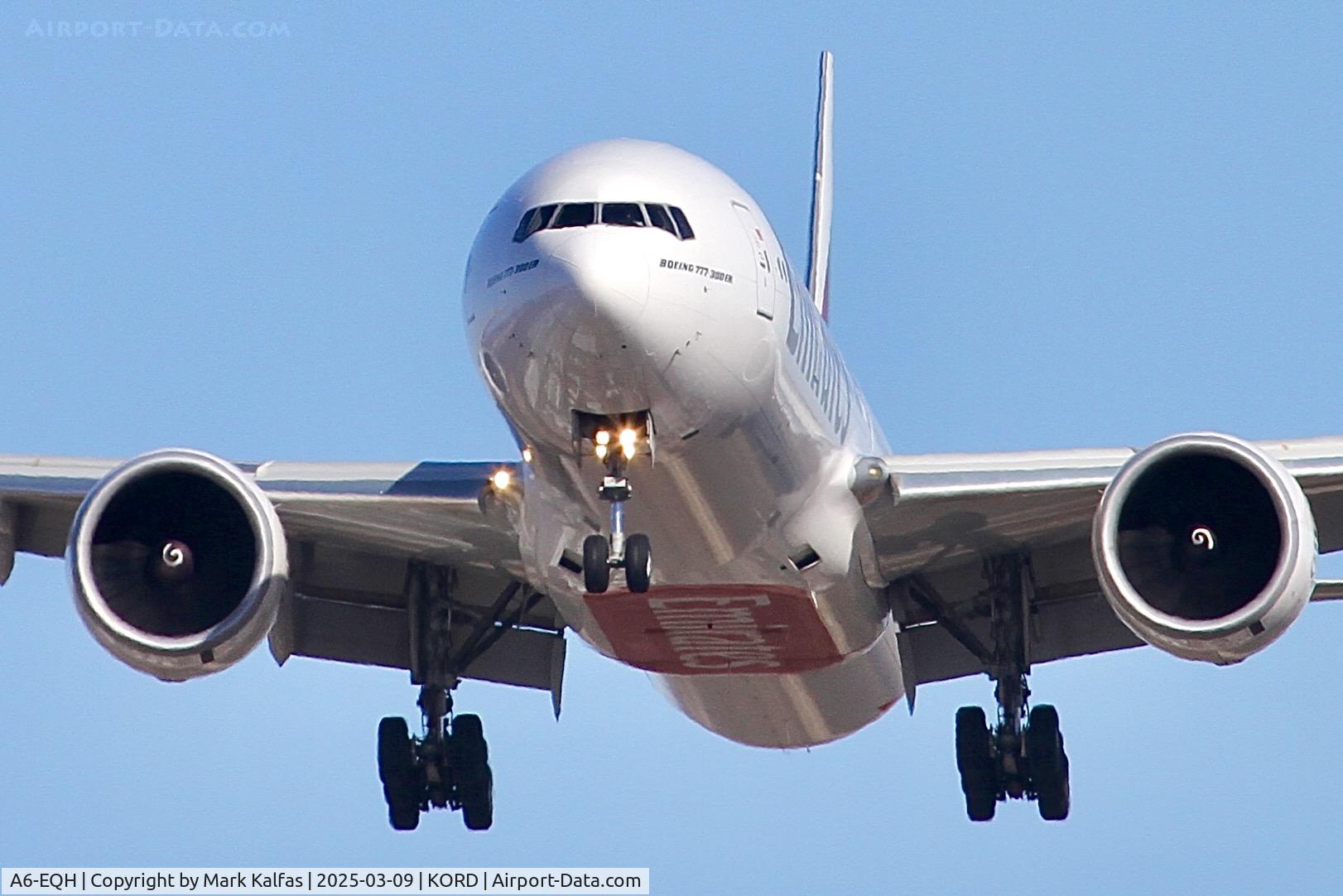 A6-EQH, 2017 Boeing 777-31H/ER C/N 42353, B77W EMIRATES BOEING 777-31H A6-EQH UAE235 DXB-ORD