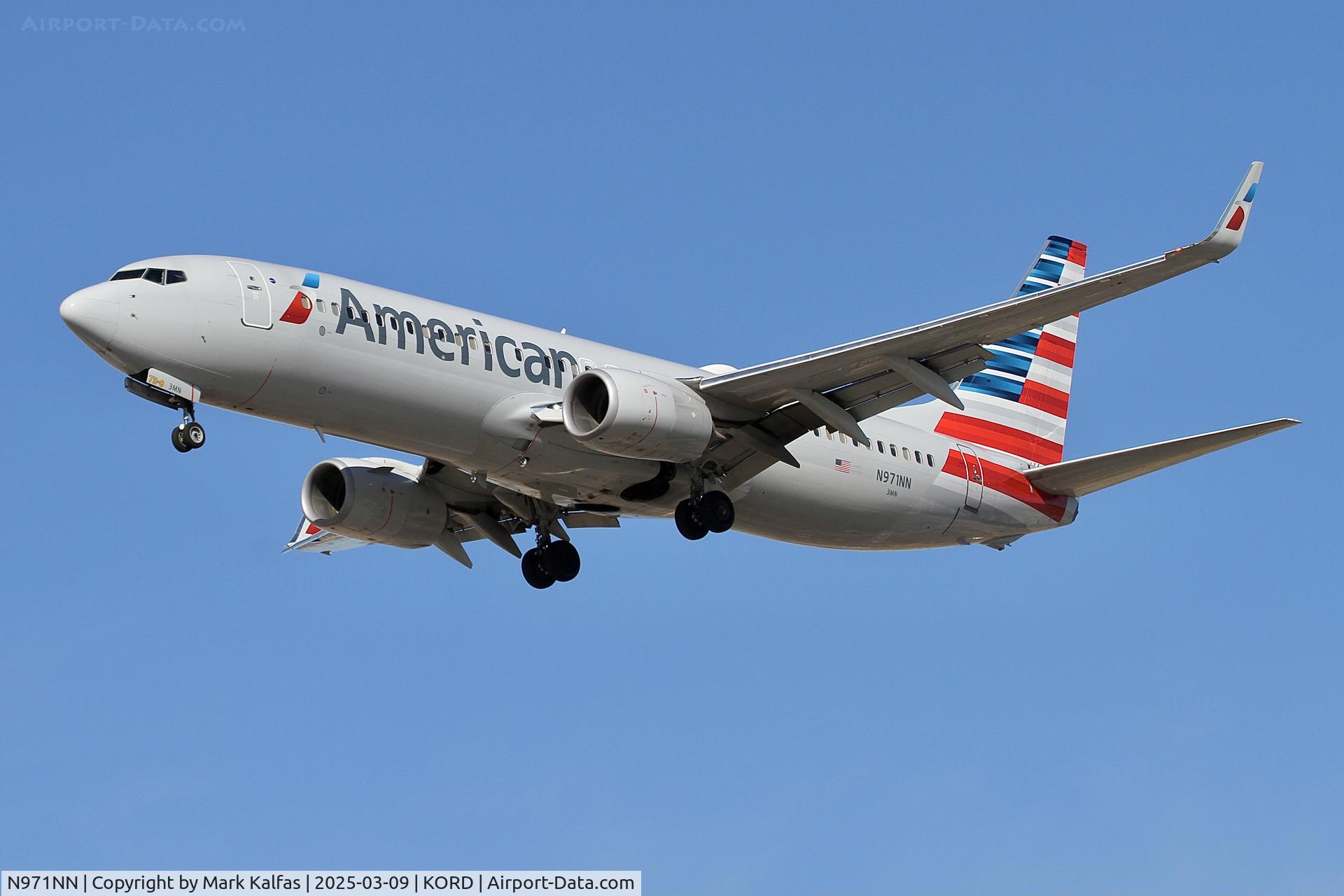 N971NN, 2015 Boeing 737-823 C/N 31217, B738 AMERICAN AIRLINES BOEING 737-823 N971NN AA1424 FLL-ORD