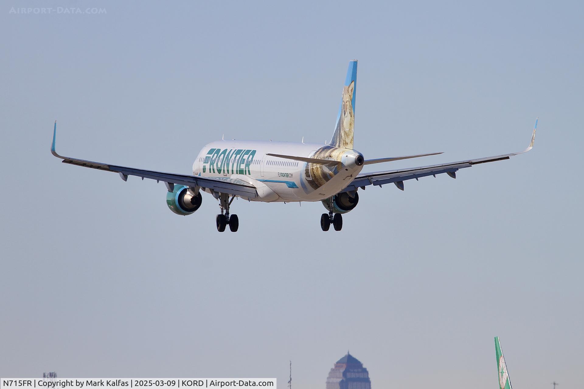 N715FR, 2016 Airbus A321-211 C/N 7313, A321 FRONTIER AIRBUS A321-211 N715FR 