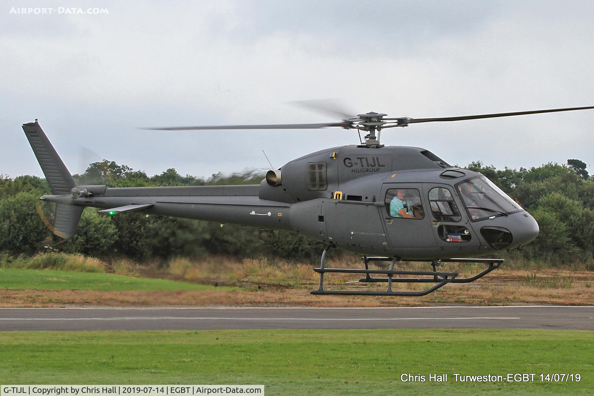G-TIJL, 2017 Airbus Helicopters AS-355NP Ecureuil 2 C/N 5801, Turweston, British Grand Prix weekend