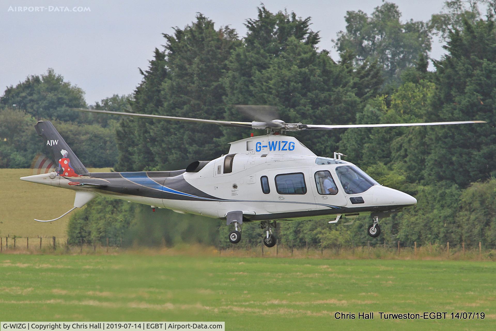 G-WIZG, 2001 AgustaWestland AW-109E Power C/N 11123, Turweston, British Grand Prix weekend
