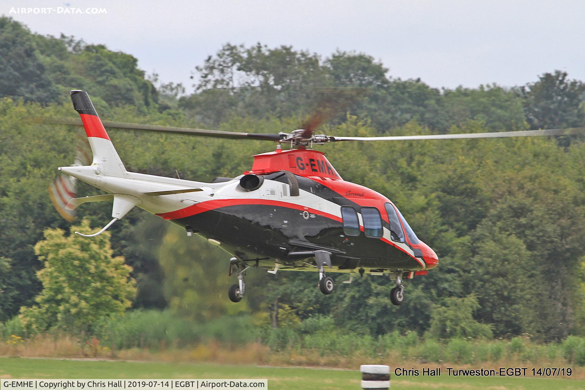 G-EMHE, 2011 Agusta A-109S Grand C/N 22182, Turweston, British Grand Prix weekend