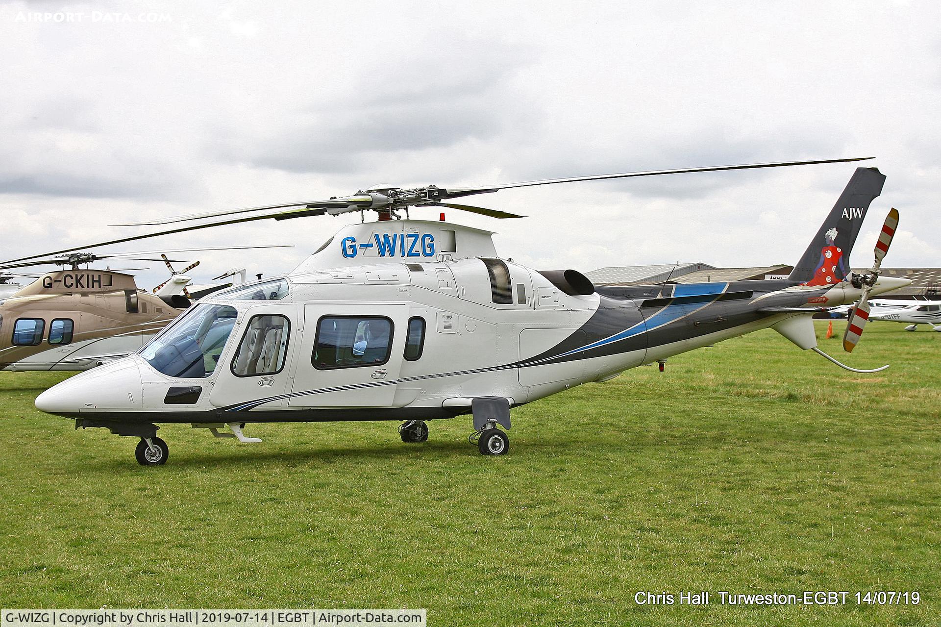 G-WIZG, 2001 AgustaWestland AW-109E Power C/N 11123, Turweston, British Grand Prix weekend