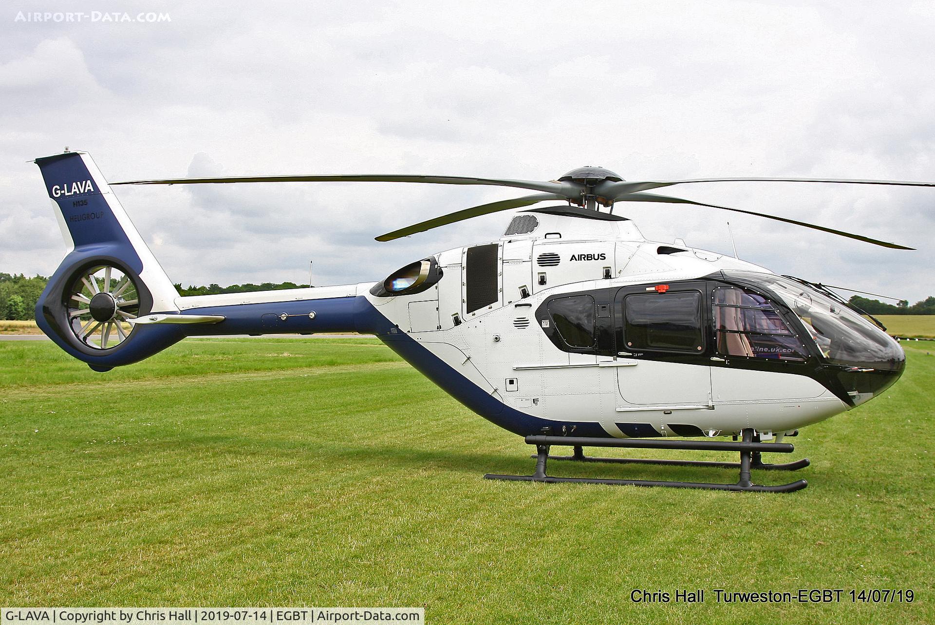 G-LAVA, 2018 Airbus Helicopters EC-135P-3 C/N 2064, Turweston, British Grand Prix weekend
