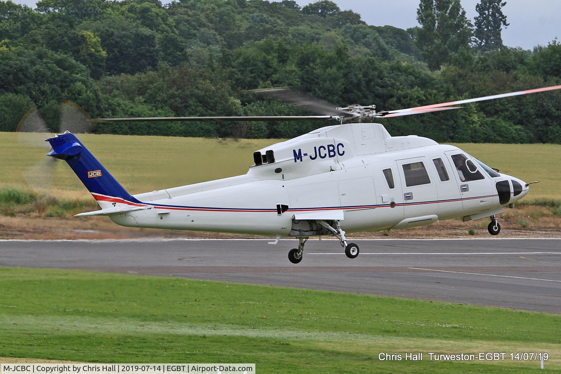 M-JCBC, 2006 Sikorsky S-76C C/N 760616, Turweston, British Grand Prix weekend