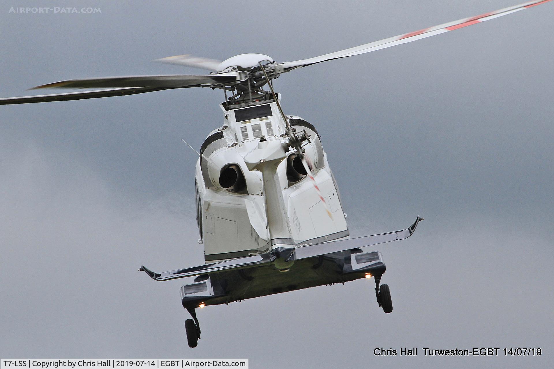 T7-LSS, 2012 AgustaWestland AW-139 C/N 41265, Turweston, British Grand Prix weekend