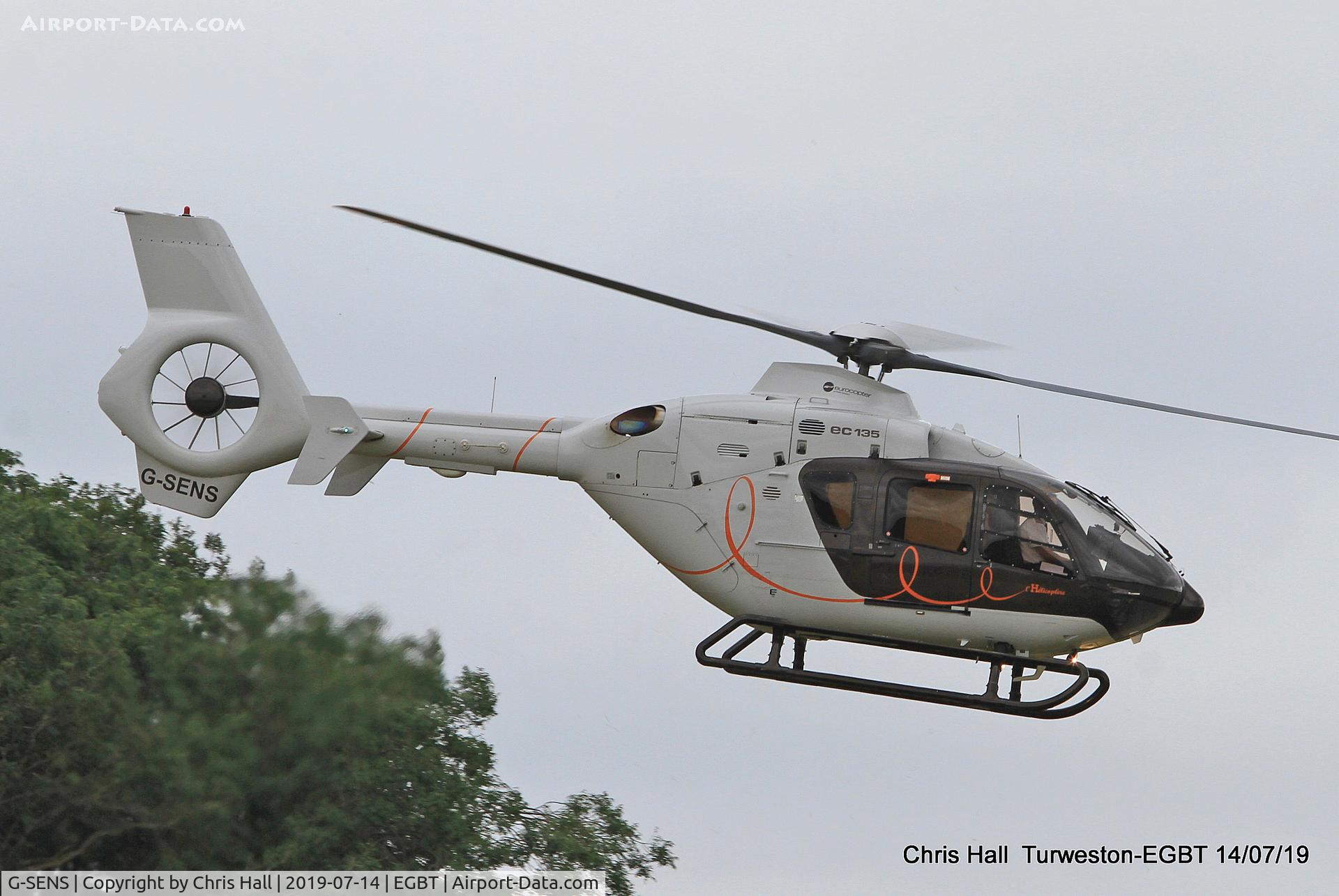 G-SENS, 2009 Eurocopter EC-135T-2+ C/N 0833, Turweston, British Grand Prix weekend