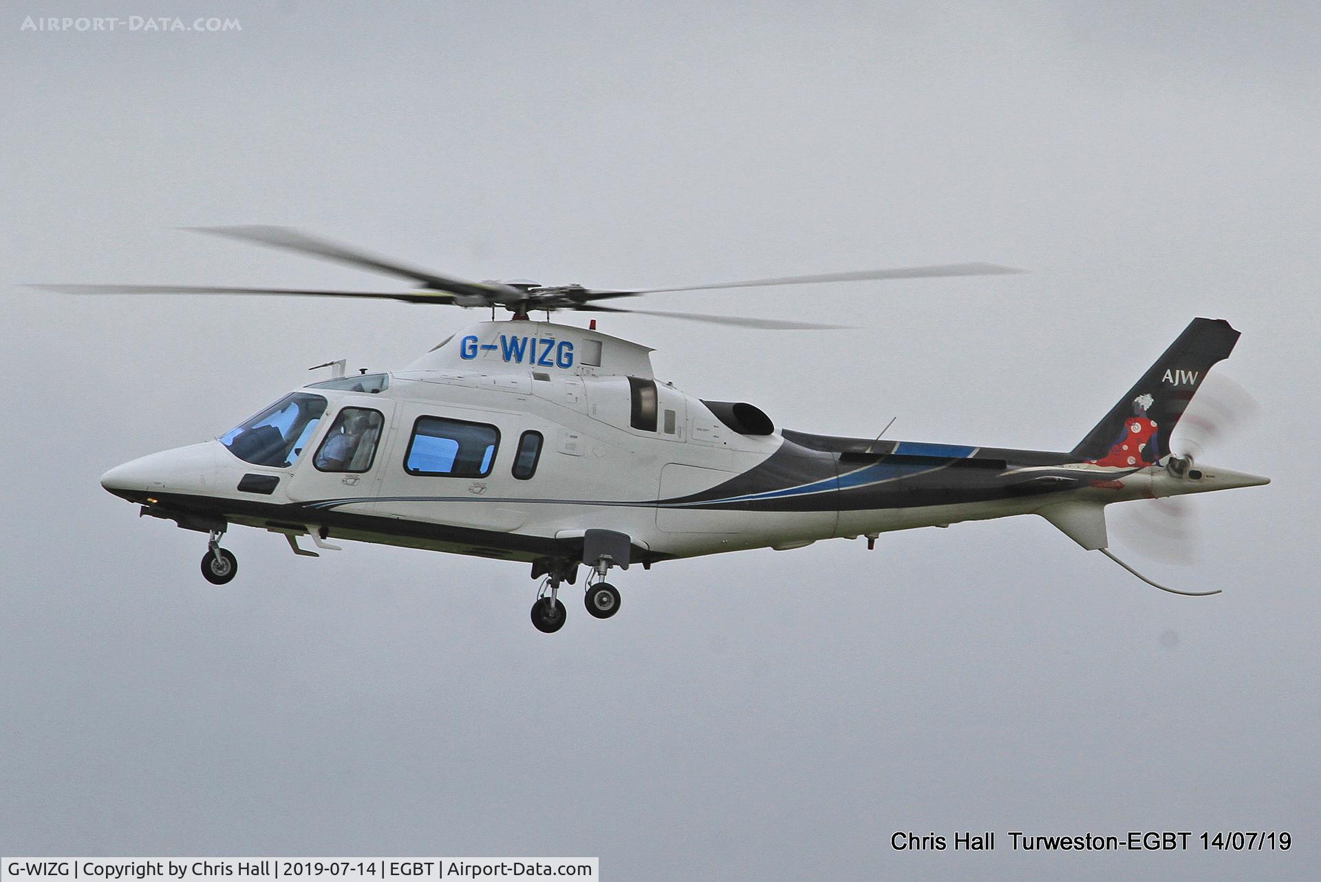 G-WIZG, 2001 AgustaWestland AW-109E Power C/N 11123, Turweston, British Grand Prix weekend