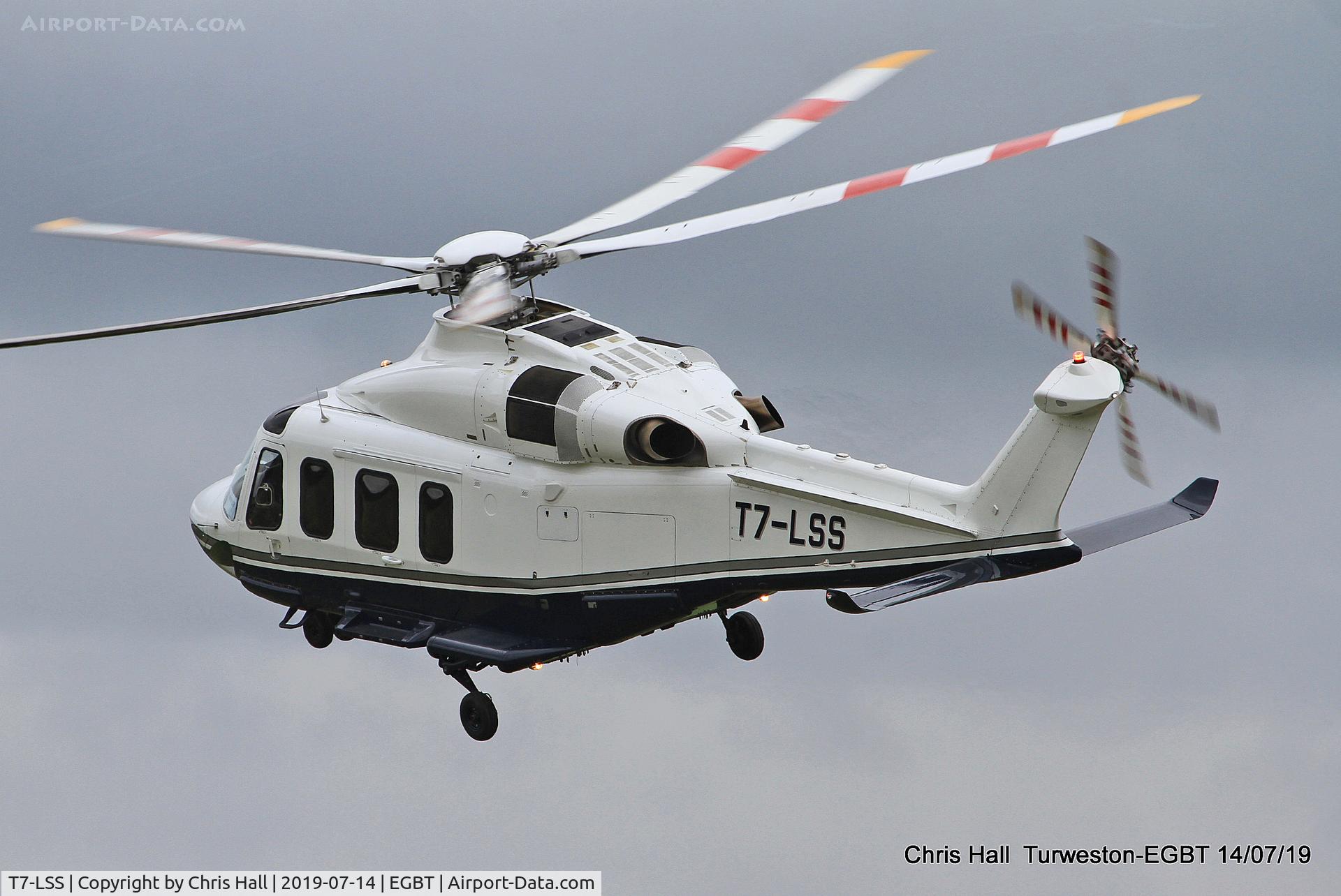 T7-LSS, 2012 AgustaWestland AW-139 C/N 41265, Turweston, British Grand Prix weekend