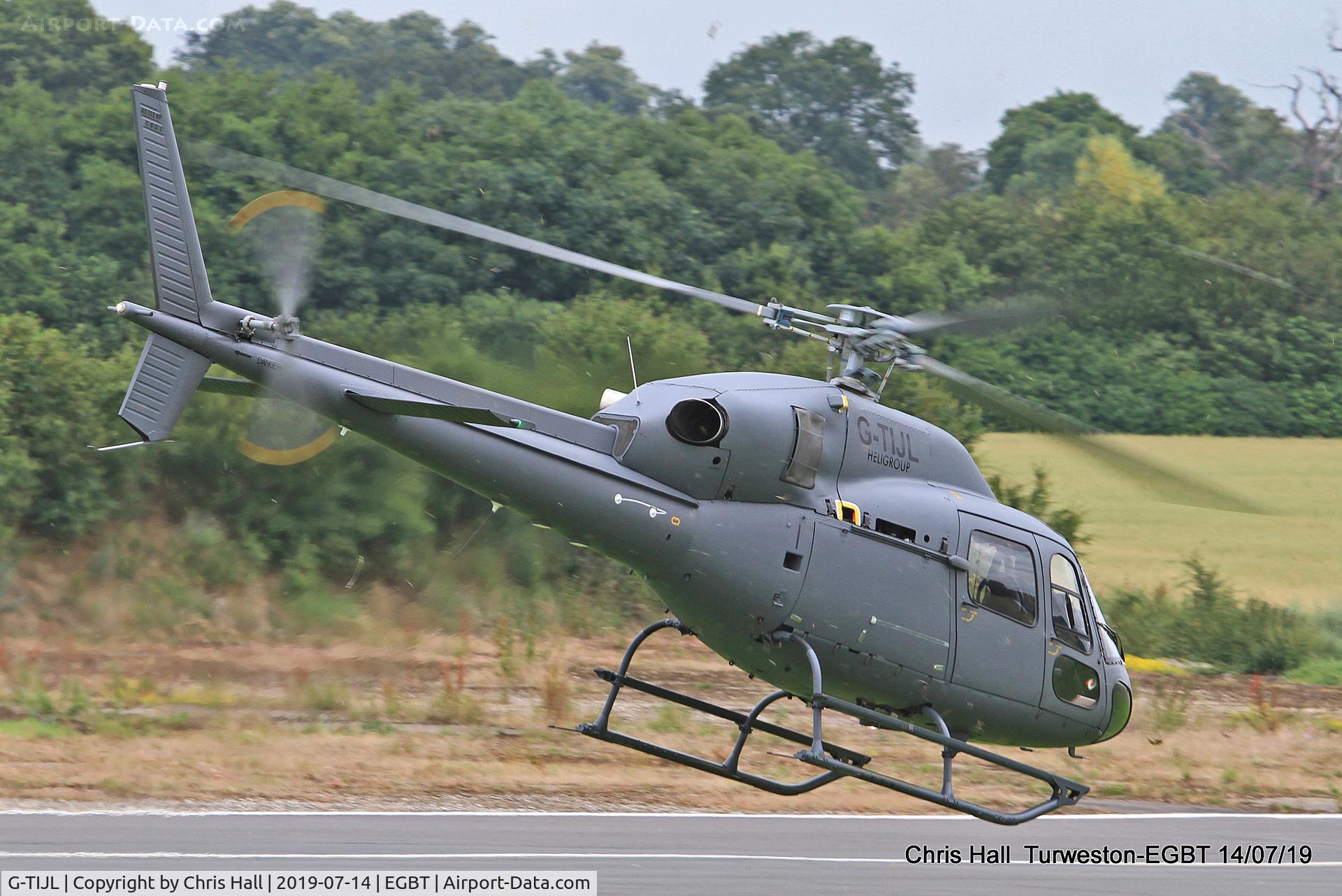 G-TIJL, 2017 Airbus Helicopters AS-355NP Ecureuil 2 C/N 5801, Turweston, British Grand Prix weekend