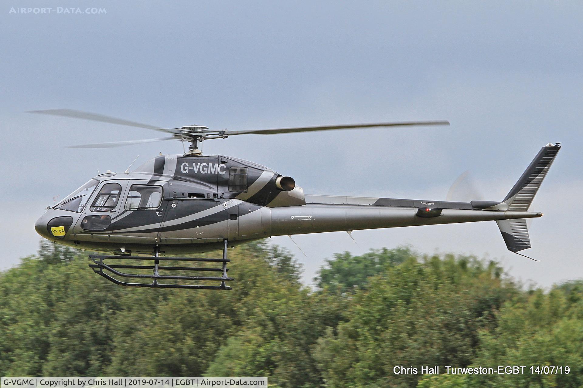 G-VGMC, 2001 Eurocopter AS-355N Ecureuil 2 C/N 5693, Turweston, British Grand Prix weekend