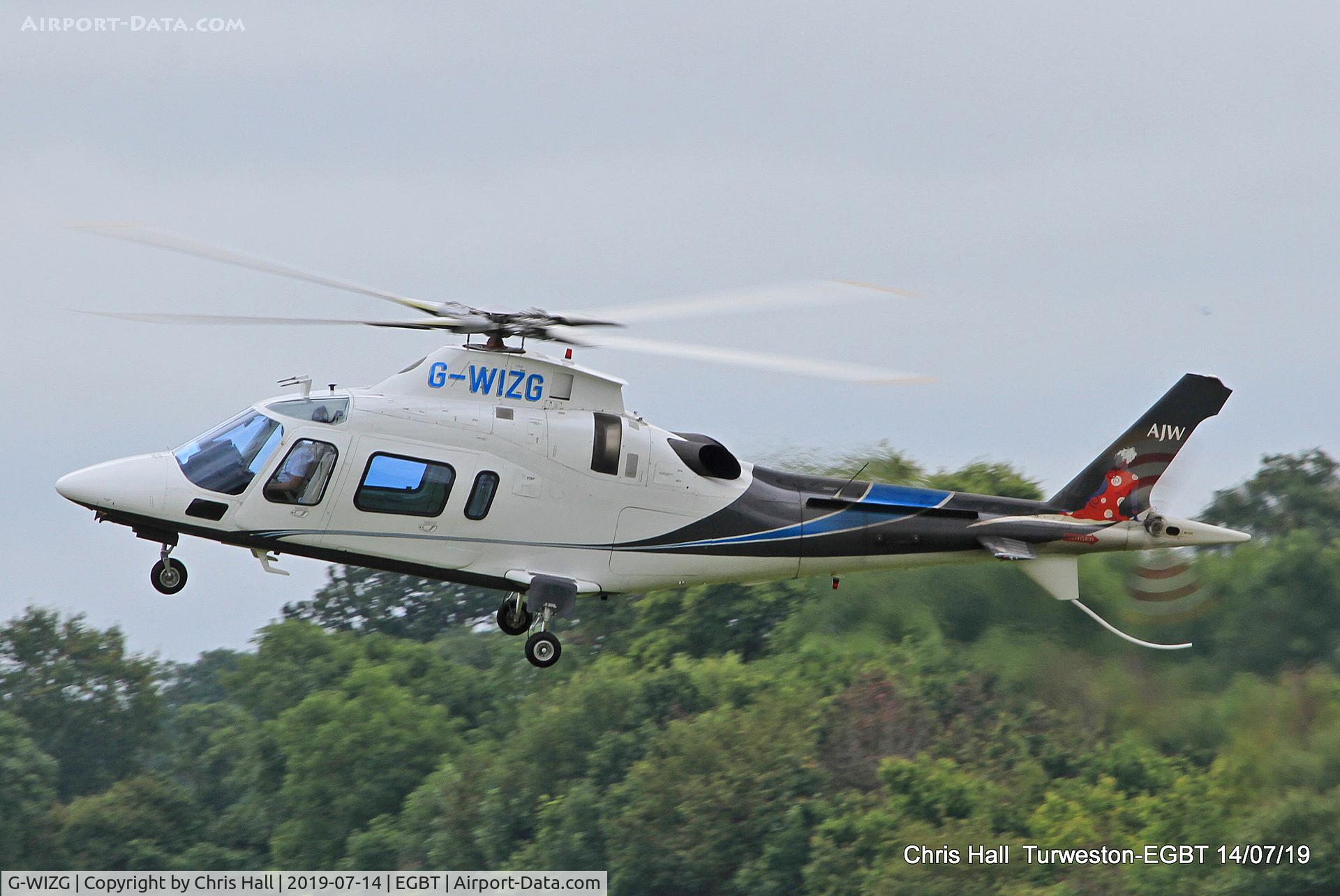 G-WIZG, 2001 AgustaWestland AW-109E Power C/N 11123, Turweston, British Grand Prix weekend