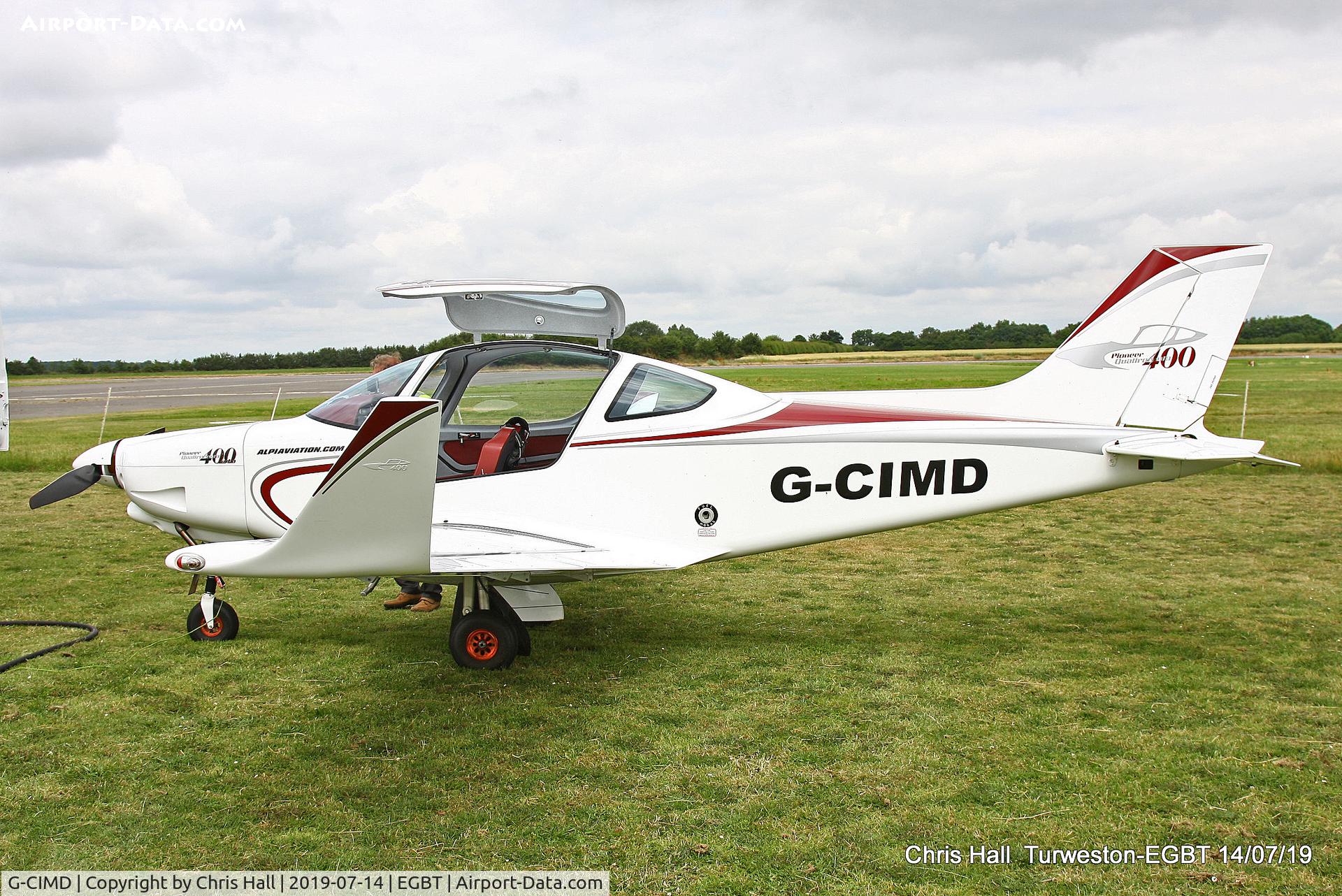 G-CIMD, 2015 Alpi Aviation Pioneer 400 C/N LAA 364-15302, Turweston, British Grand Prix weekend