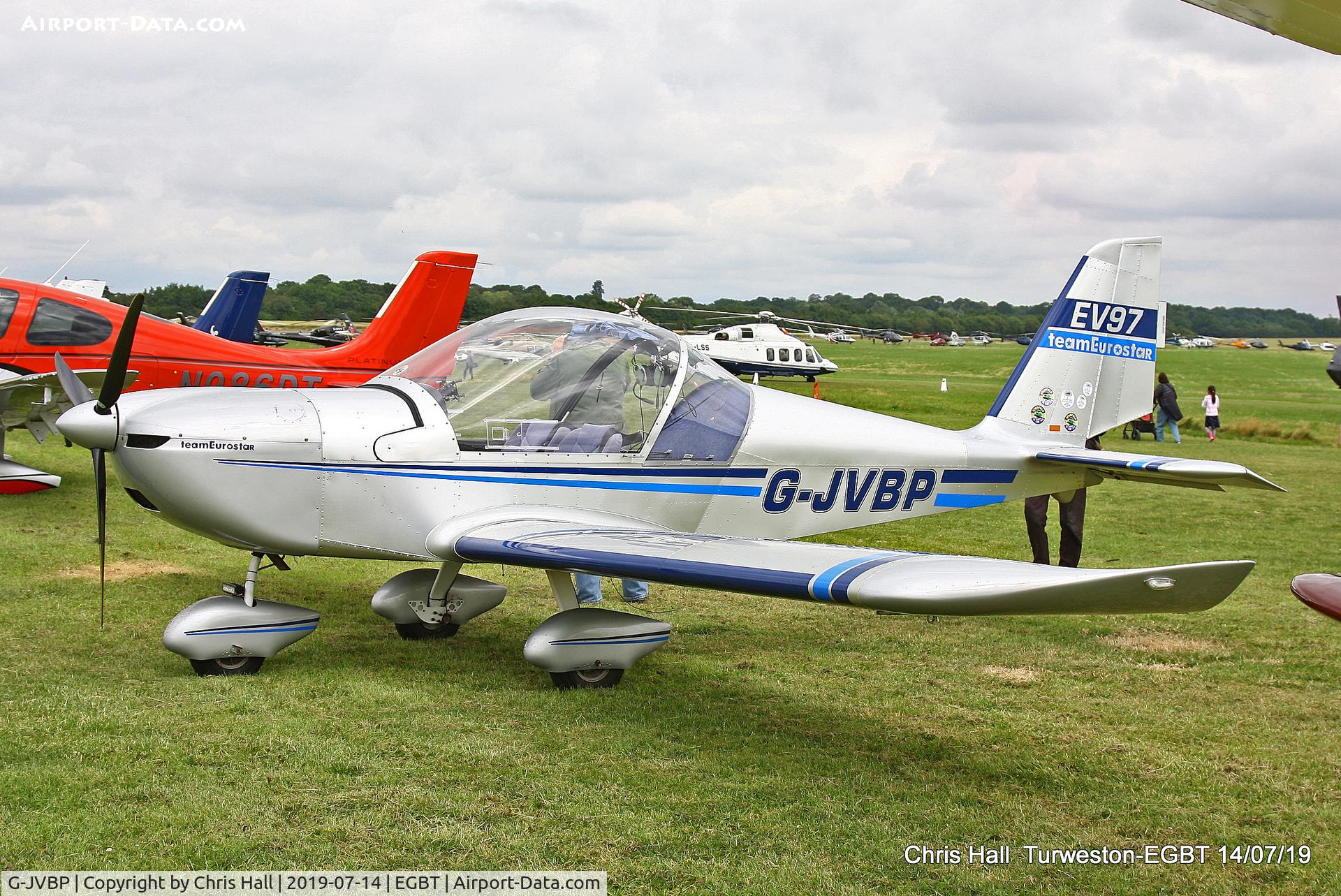G-JVBP, 2006 Aerotechnik EV-97 TeamEurostar UK C/N 2730, Turweston, British Grand Prix weekend