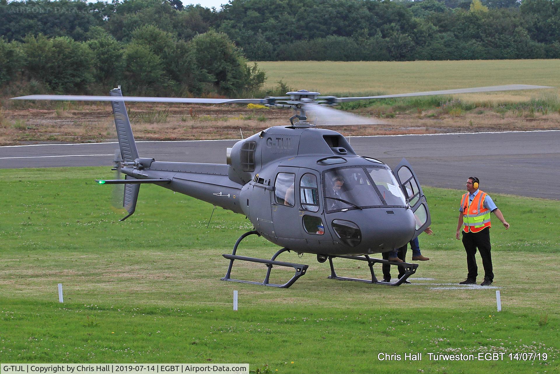 G-TIJL, 2017 Airbus Helicopters AS-355NP Ecureuil 2 C/N 5801, Turweston, British Grand Prix weekend