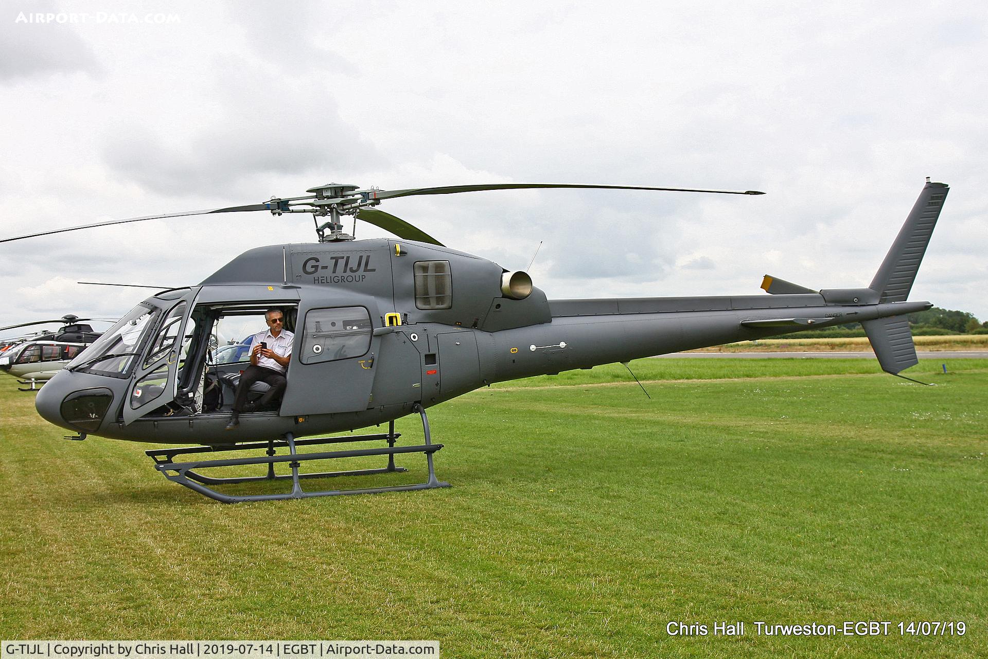 G-TIJL, 2017 Airbus Helicopters AS-355NP Ecureuil 2 C/N 5801, Turweston, British Grand Prix weekend