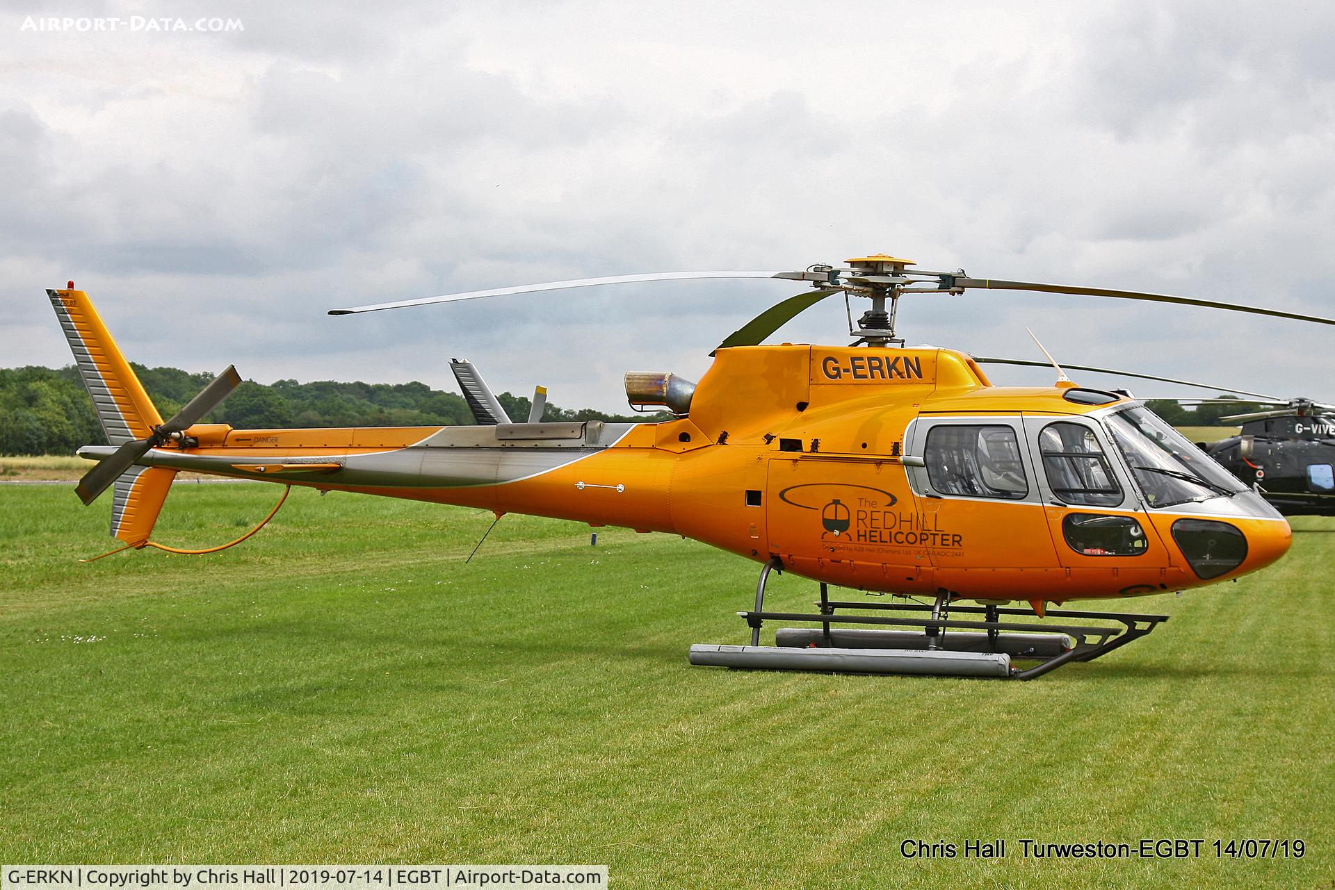 G-ERKN, 2002 Eurocopter AS-350B-3 Ecureuil Ecureuil C/N 3587, Turweston, British Grand Prix weekend