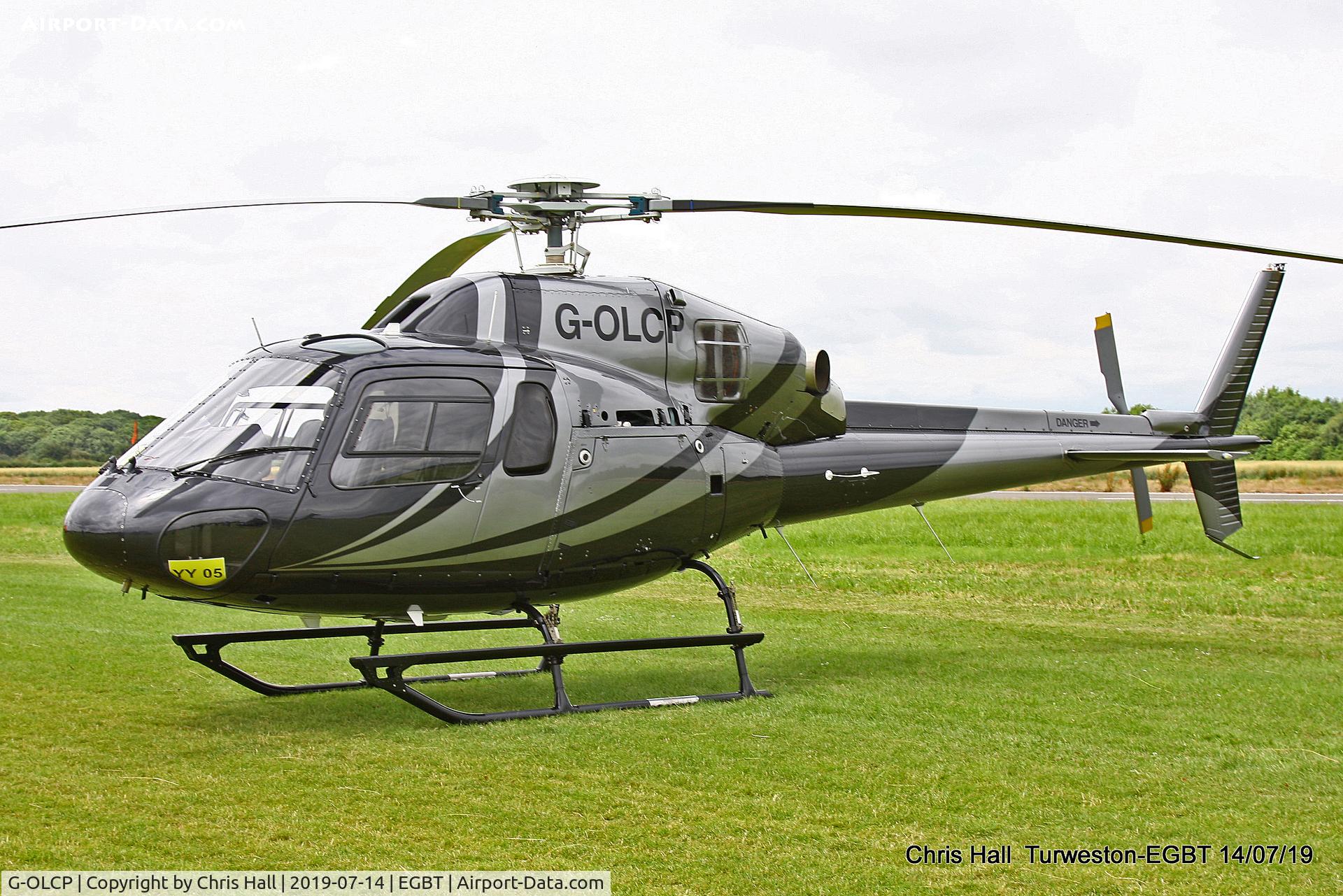 G-OLCP, 1994 Eurocopter AS-355N Ecureuil 2 C/N 5580, Turweston, British Grand Prix weekend