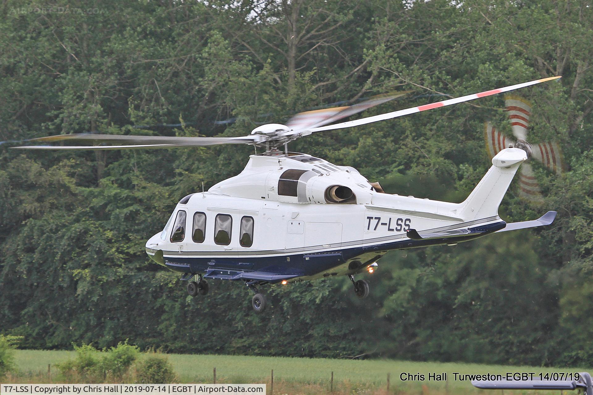 T7-LSS, 2012 AgustaWestland AW-139 C/N 41265, Turweston, British Grand Prix weekend