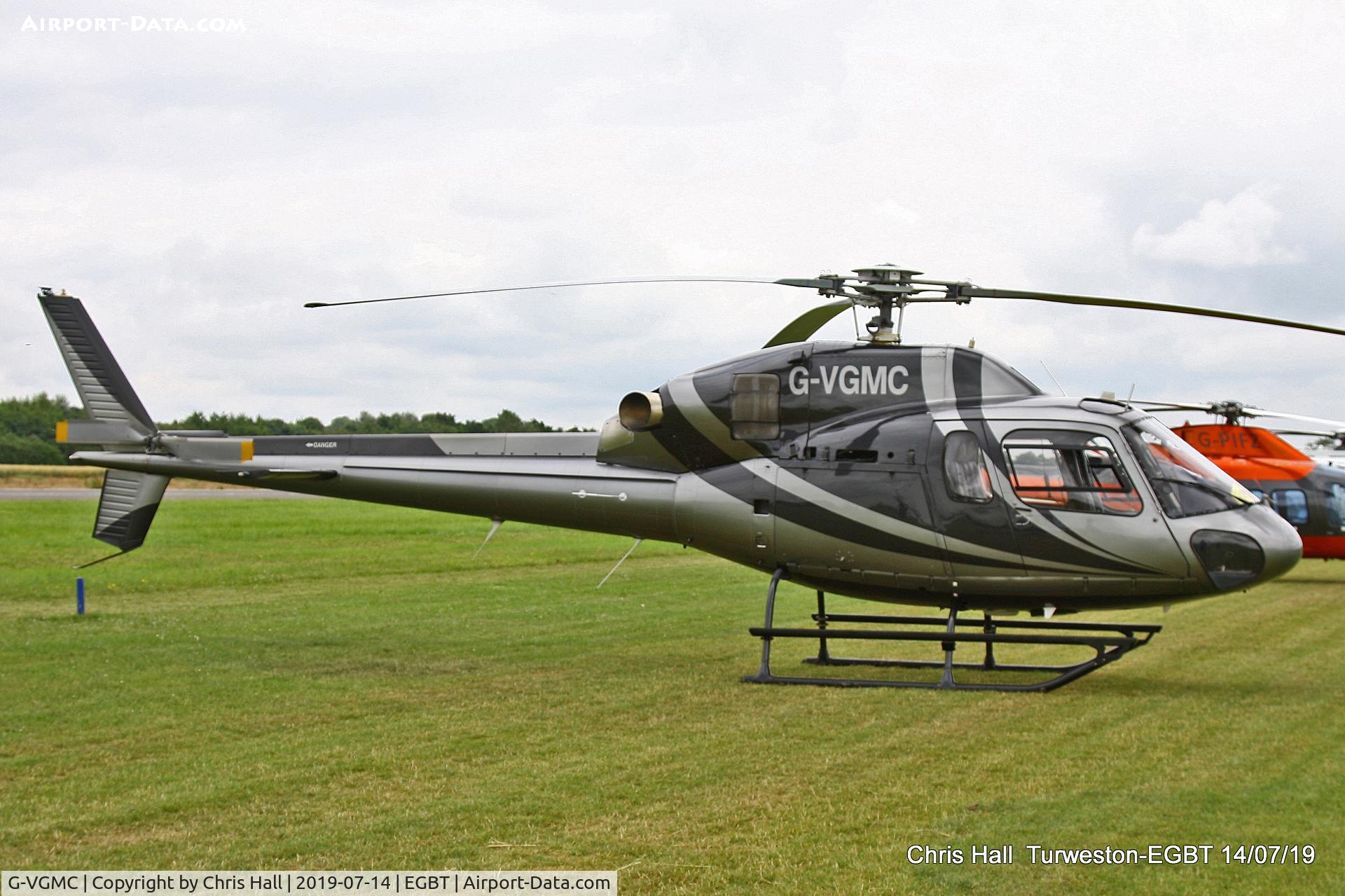 G-VGMC, 2001 Eurocopter AS-355N Ecureuil 2 C/N 5693, Turweston, British Grand Prix weekend