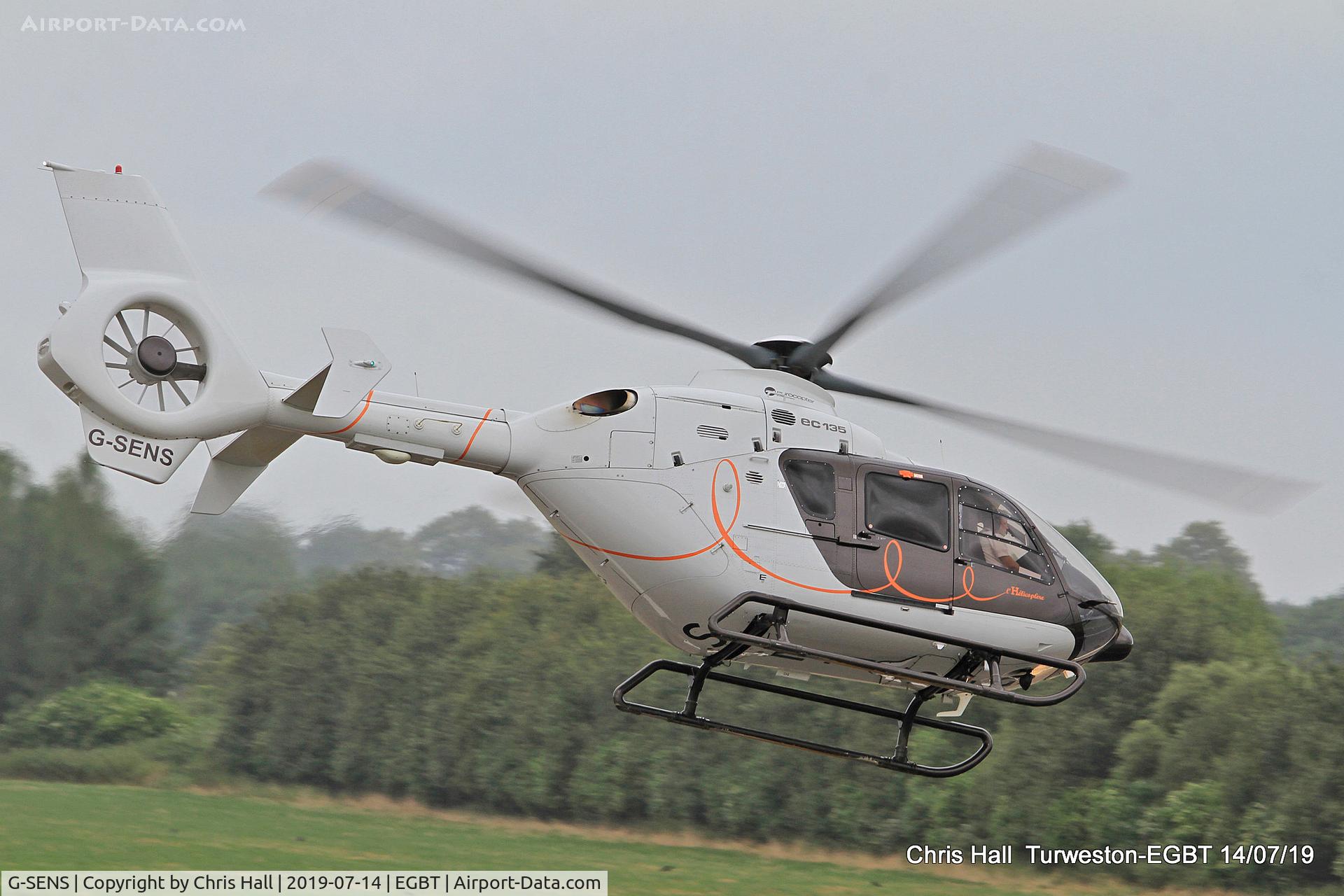 G-SENS, 2009 Eurocopter EC-135T-2+ C/N 0833, Turweston, British Grand Prix weekend