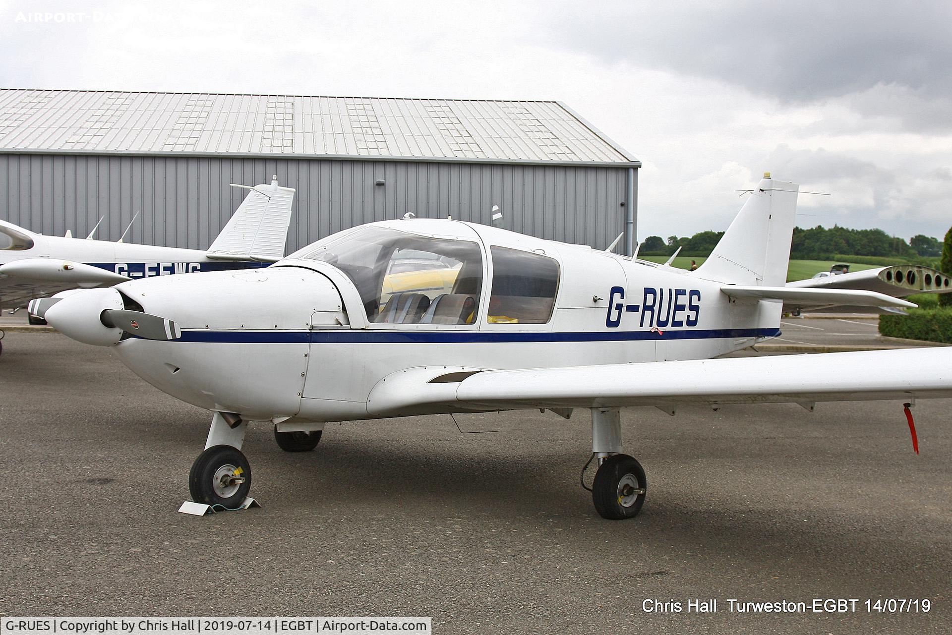G-RUES, 1973 Robin HR-100-210 Safari C/N 185, Turweston, British Grand Prix weekend