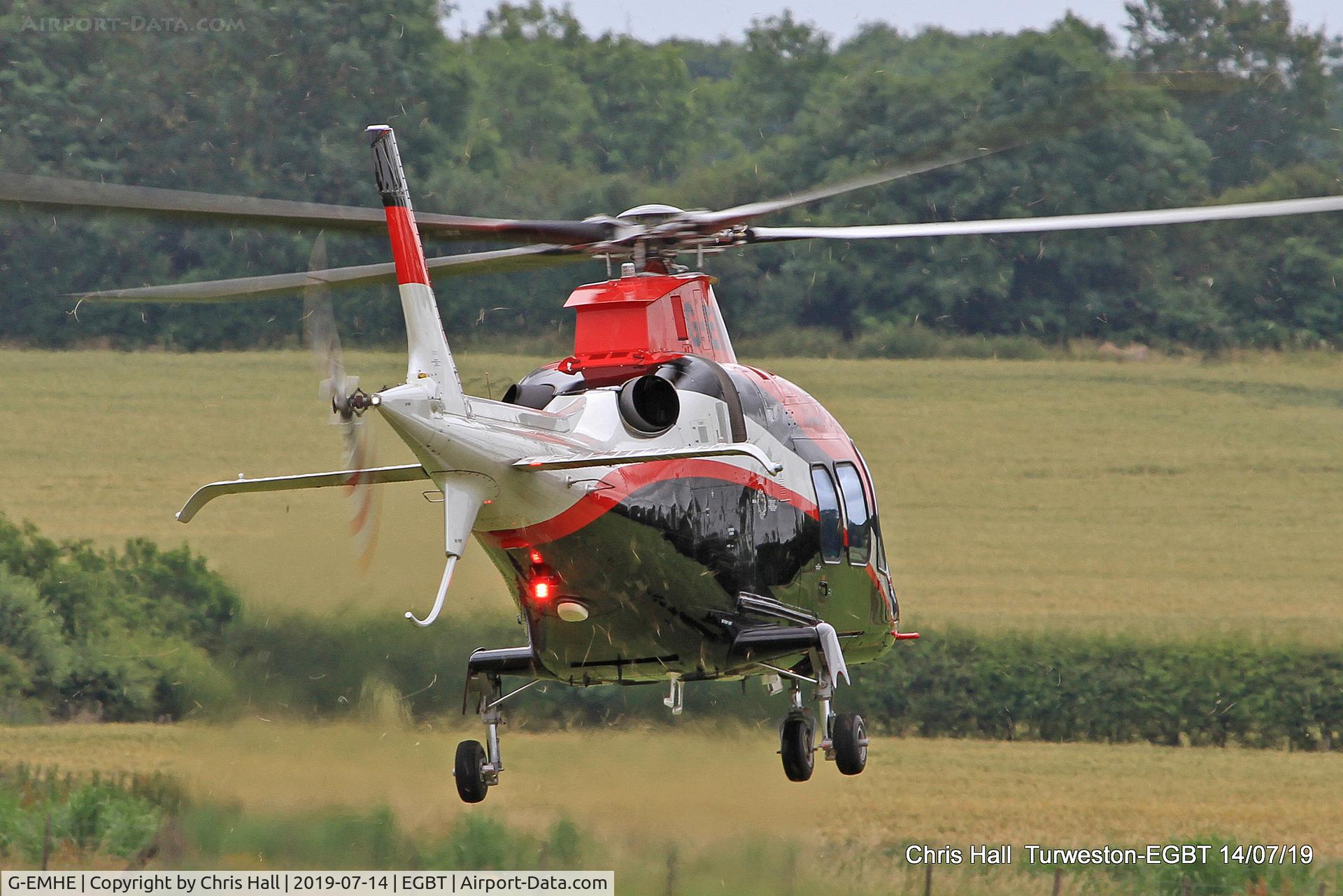 G-EMHE, 2011 Agusta A-109S Grand C/N 22182, Turweston, British Grand Prix weekend