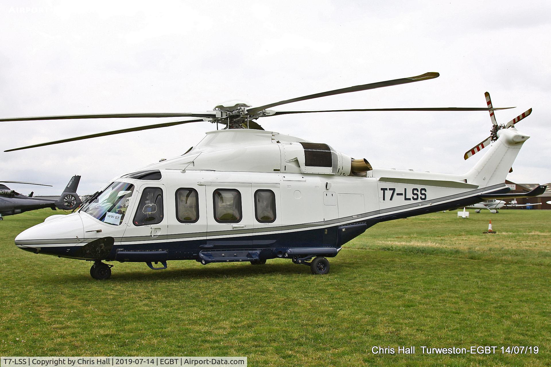 T7-LSS, 2012 AgustaWestland AW-139 C/N 41265, Turweston, British Grand Prix weekend